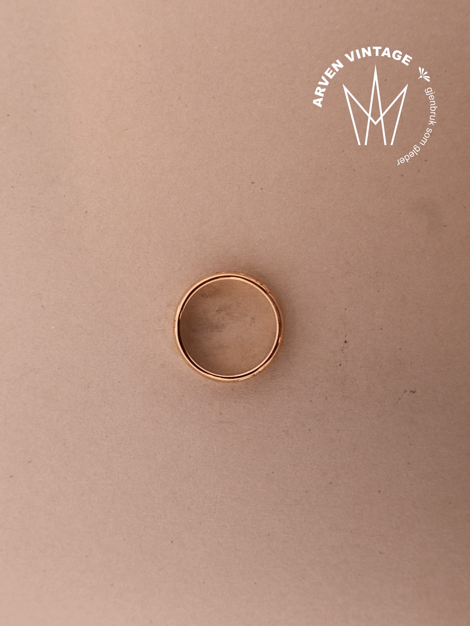 Vintage ring gult gull