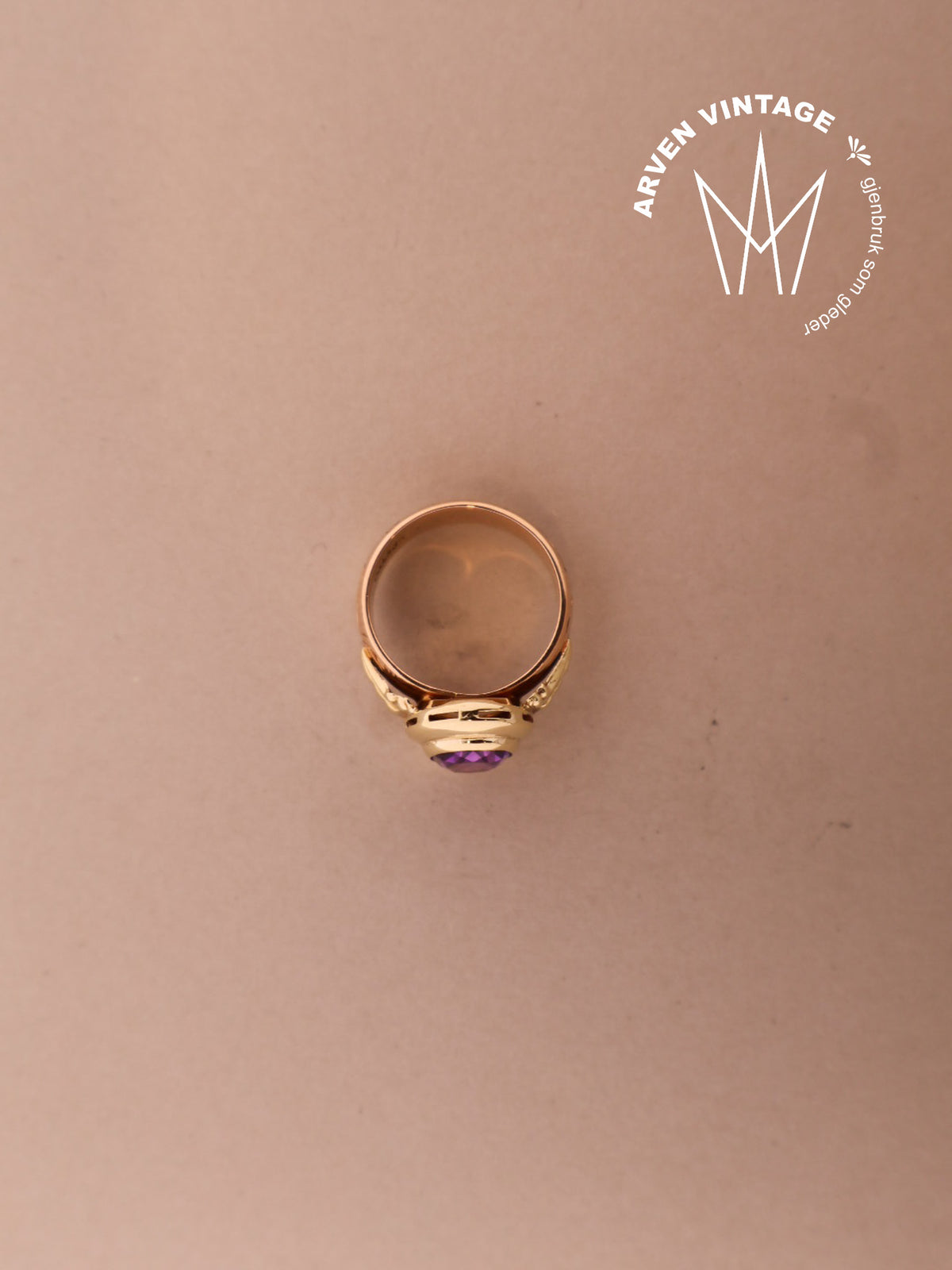 Vintage ring gult gull
