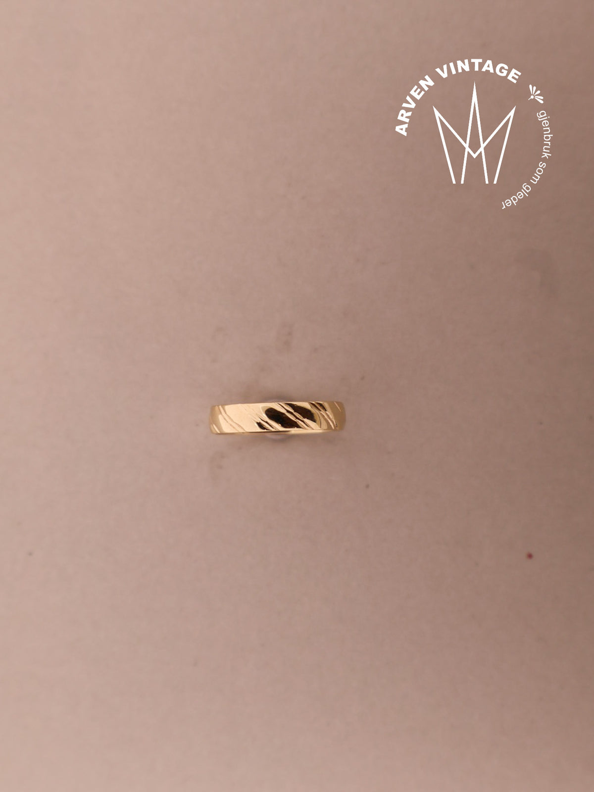 Vintage ring gult gull