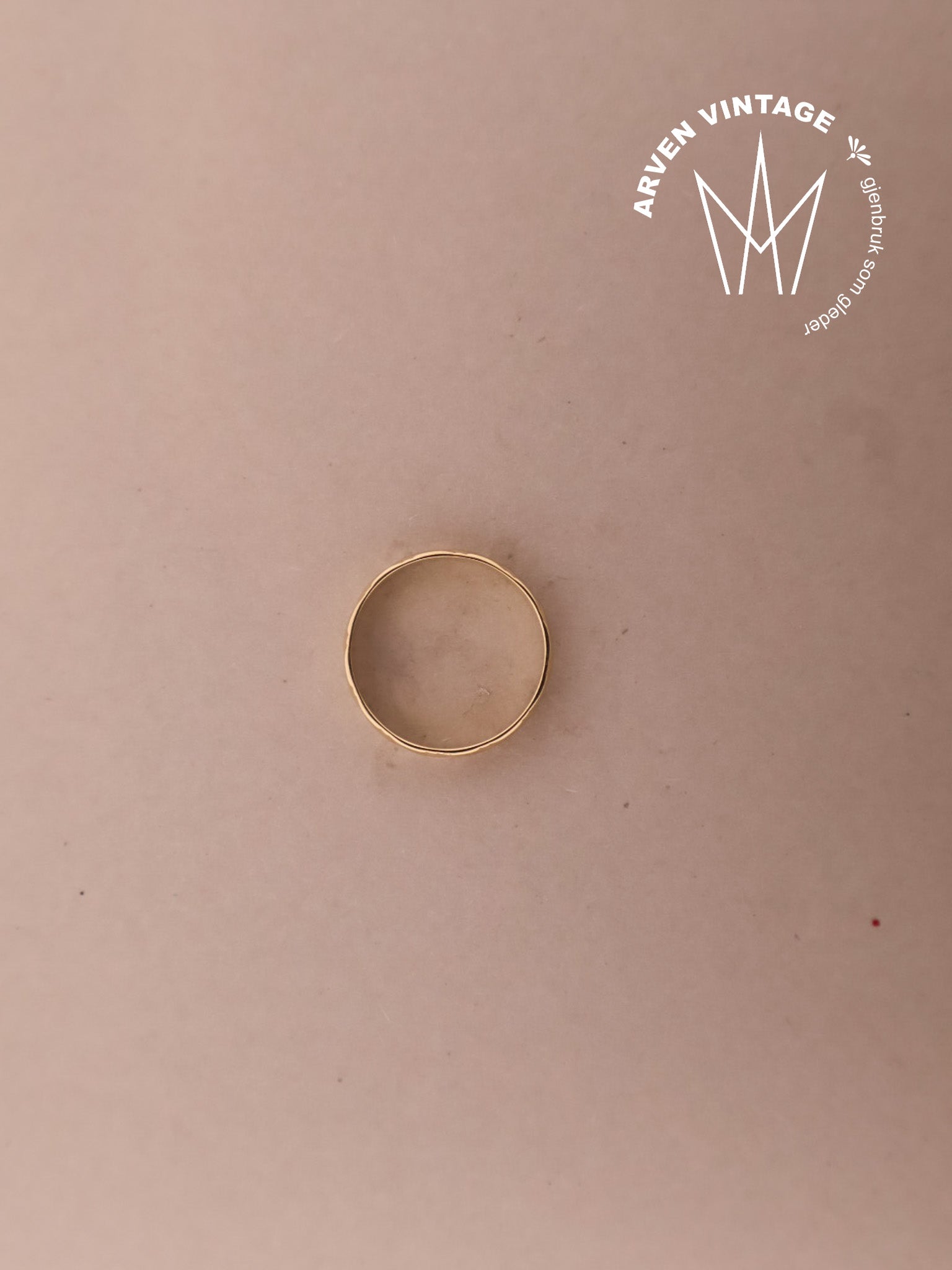 Vintage ring gult gull