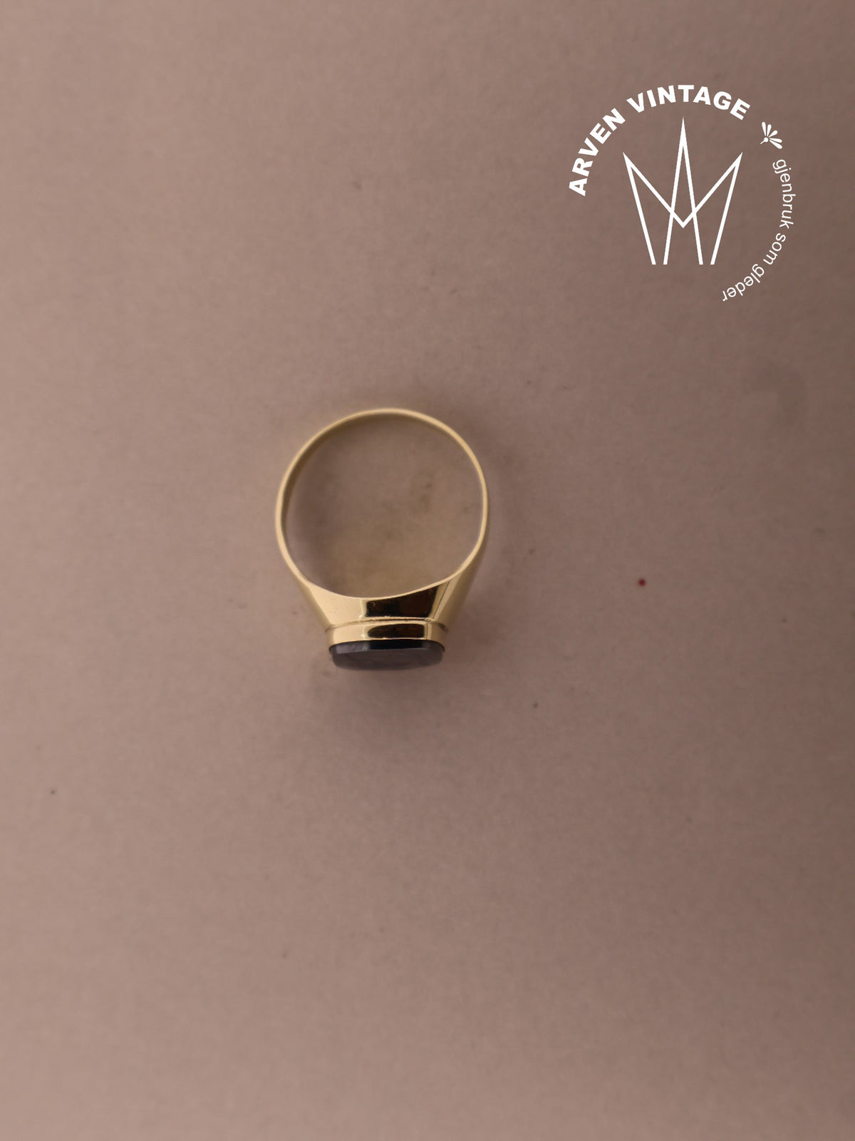 Vintage ring gult gull