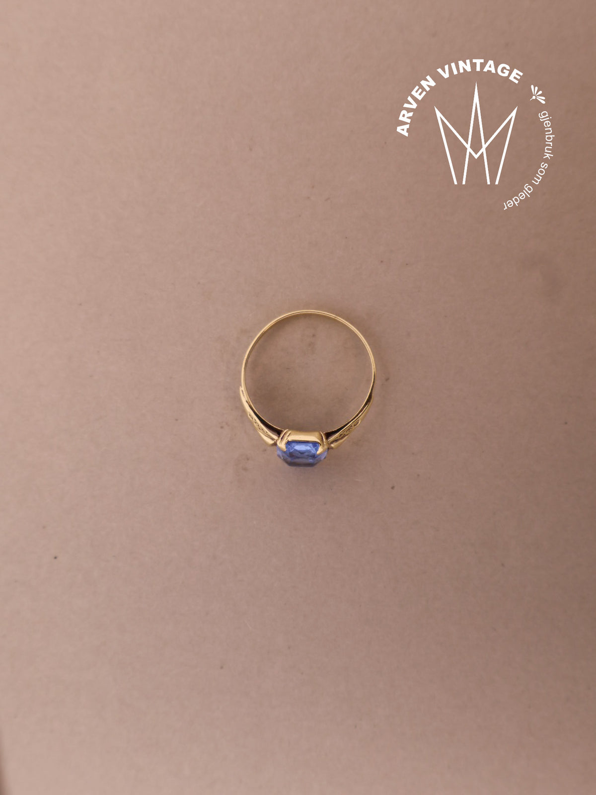 Vintage ring gult gull