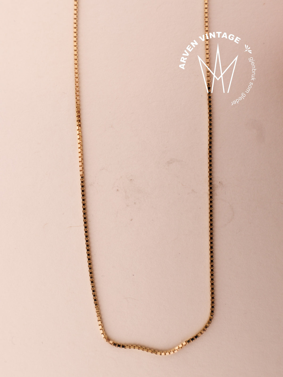 Vintage Venetian chain yellow gold 42cm