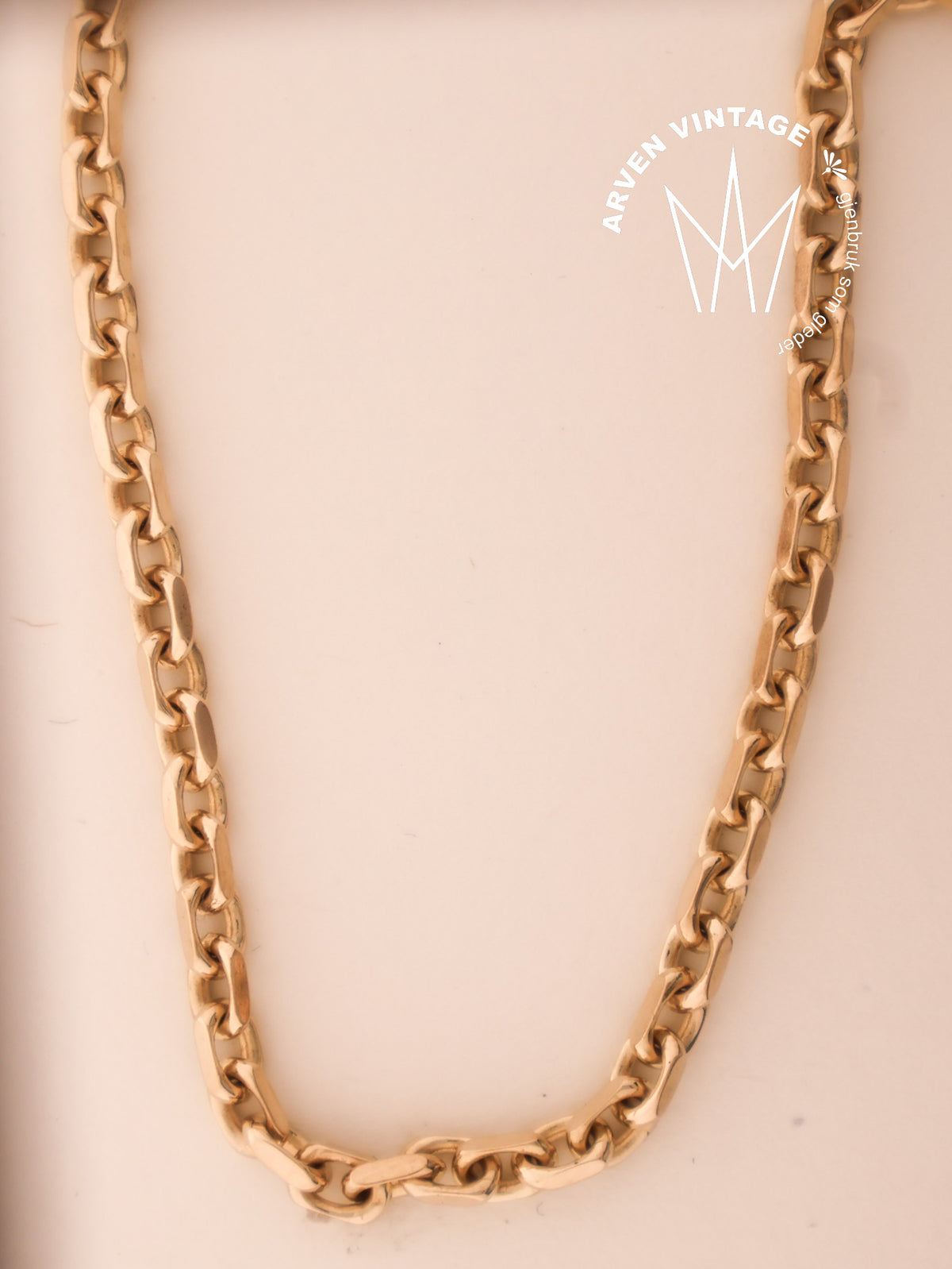 Vintage yellow gold necklace