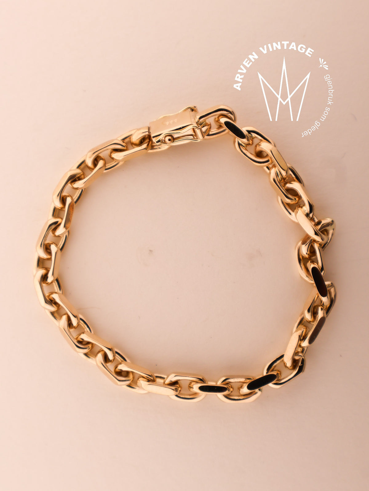 Vintage yellow gold bracelet