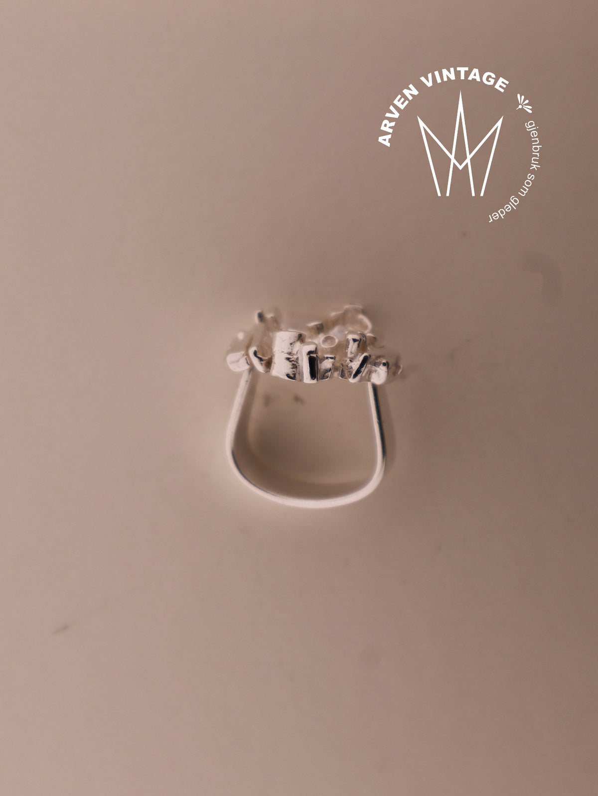 Vintage Juhls sølv ring nr612 str52