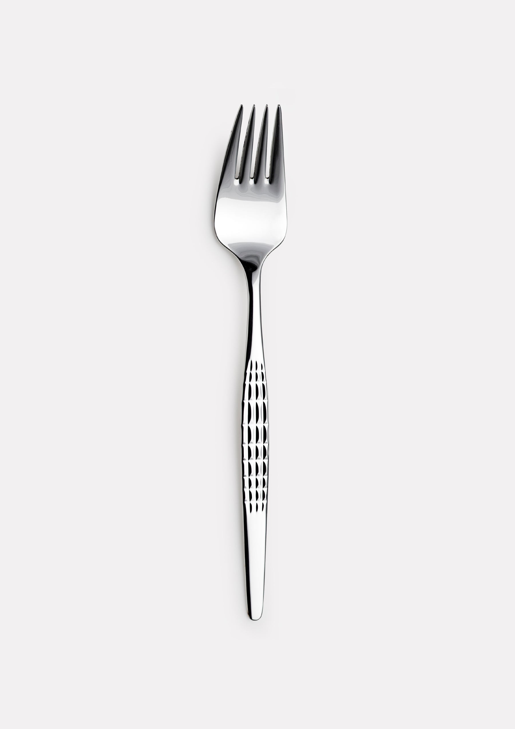 Faceted small dinner fork