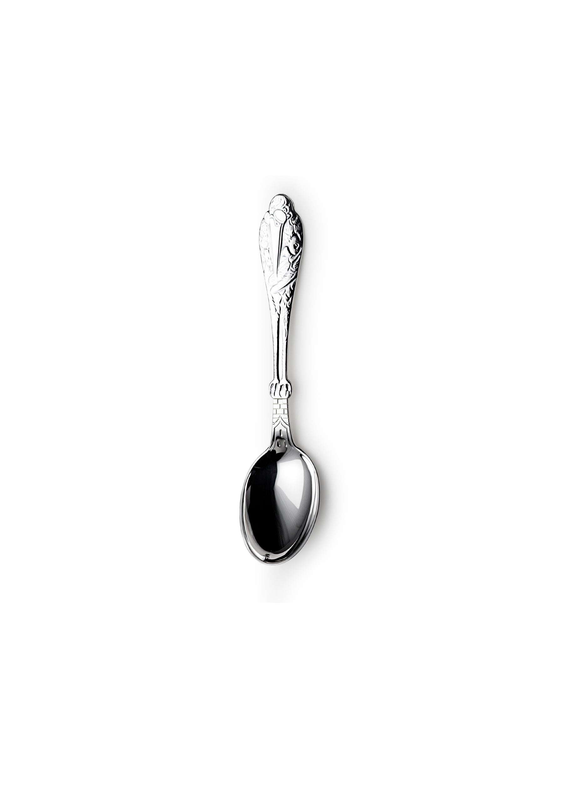 Stork baby spoon