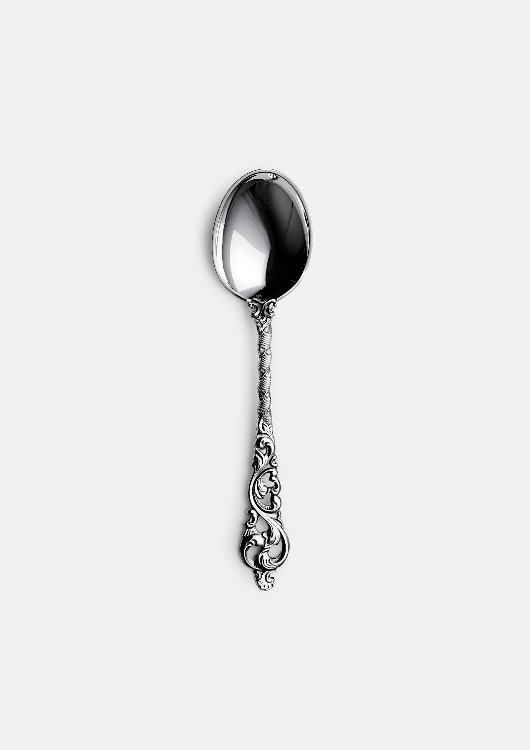 Double rococo children's/ice cream spoon