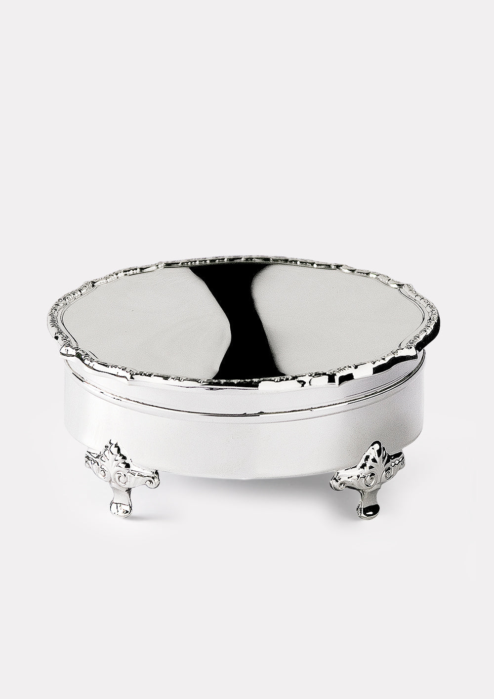 Silver jewelry box