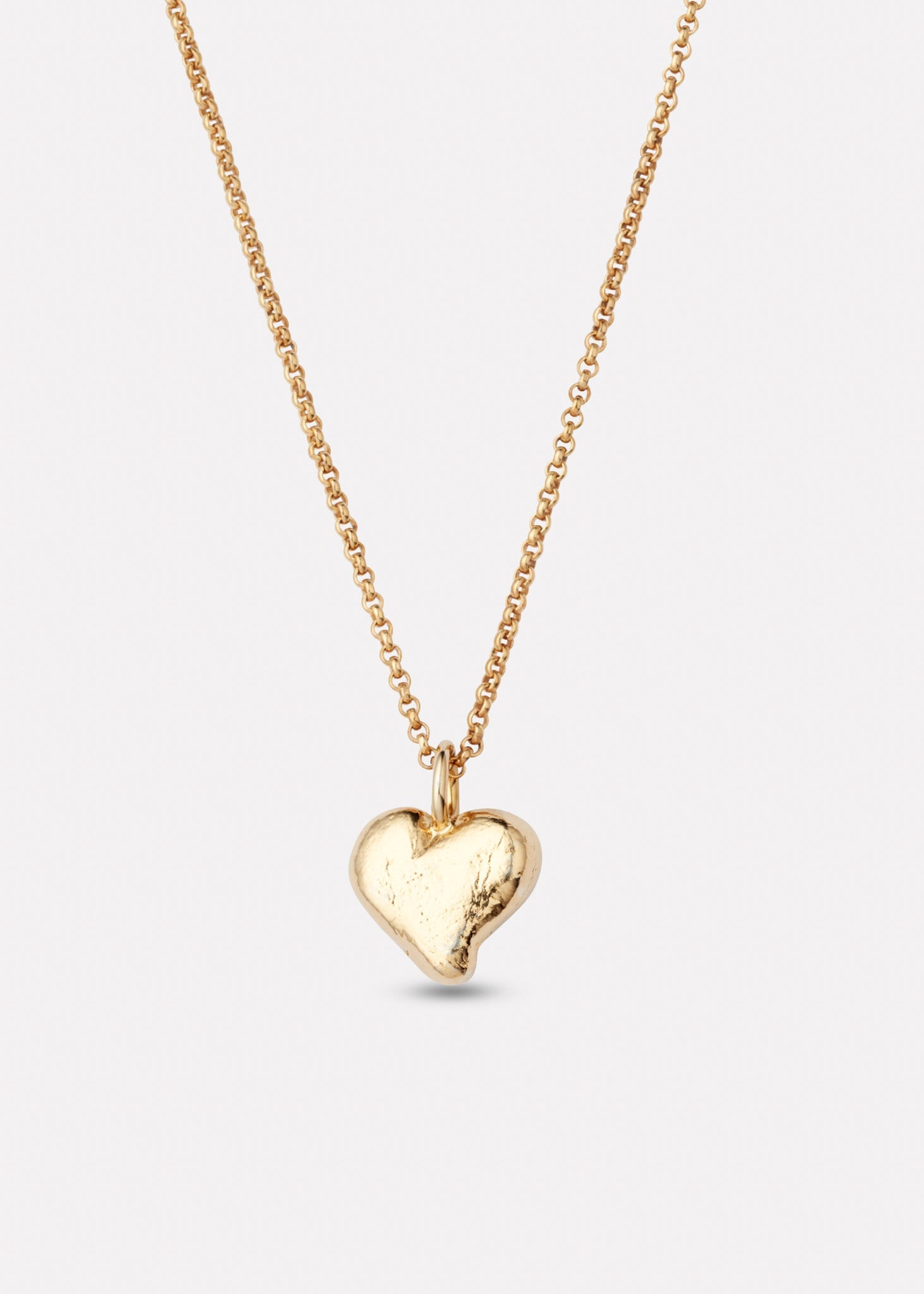 Mia heart gold plated jewelry medium