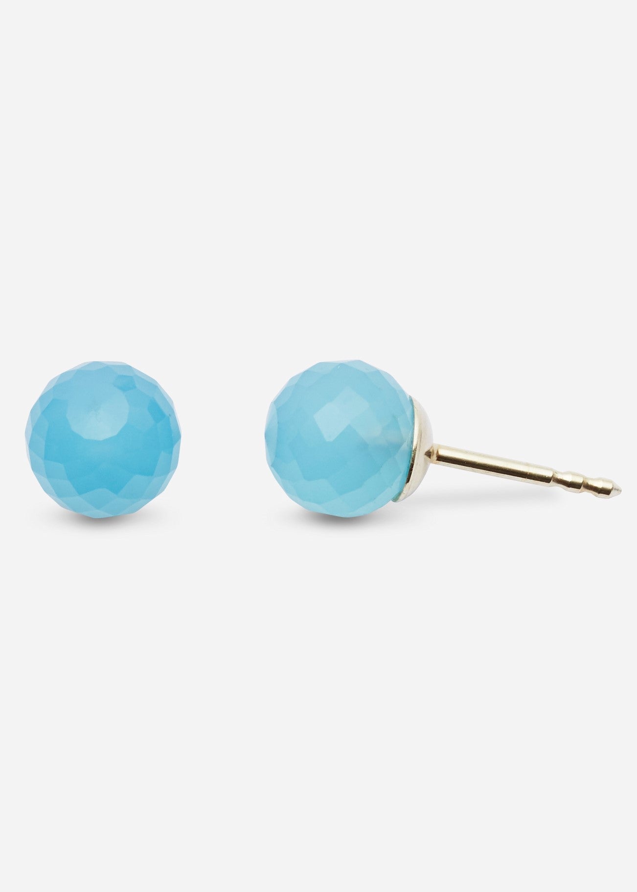 Bon Bon rondelle earrings quartz