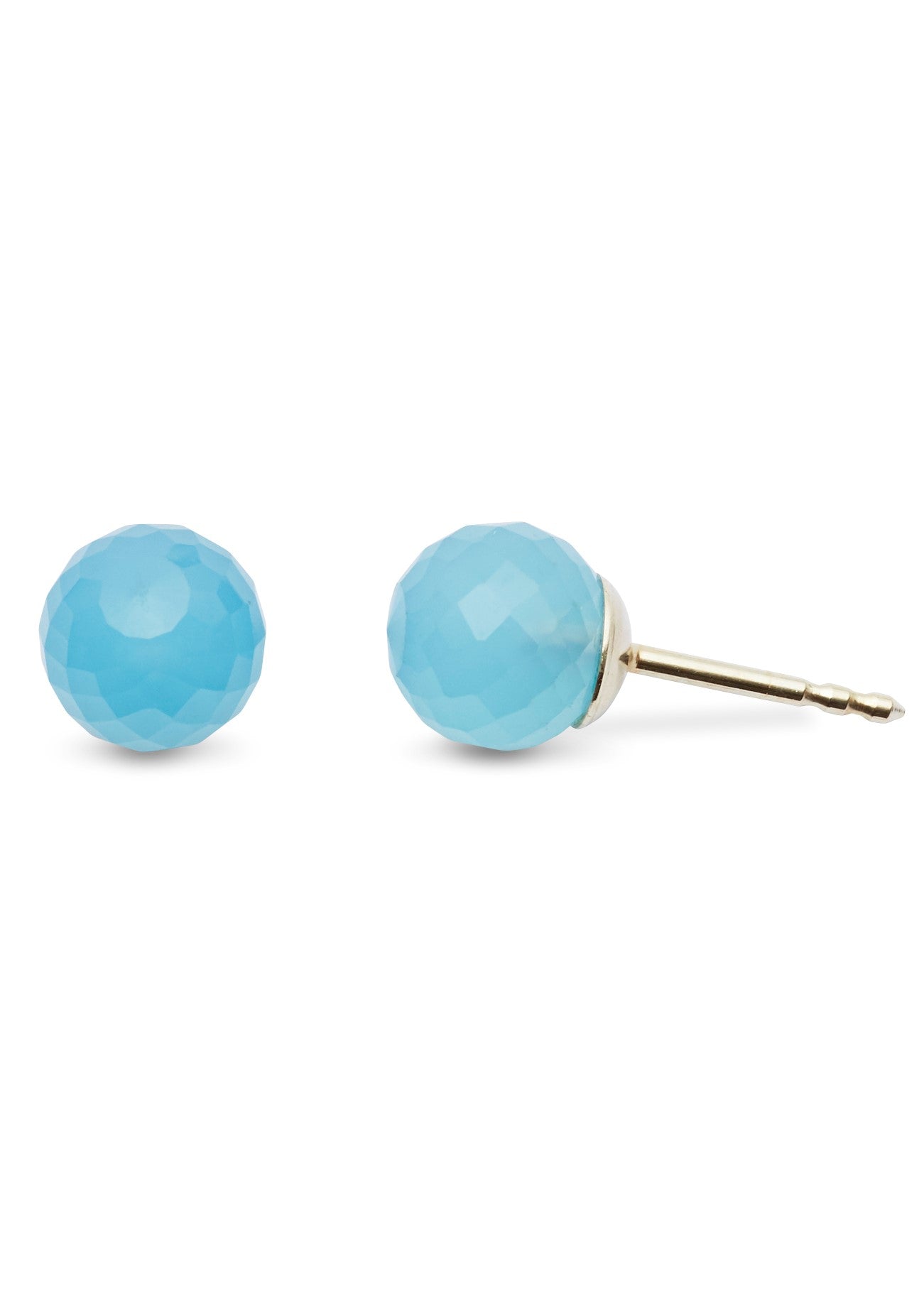 Bon Bon rondelle earrings quartz