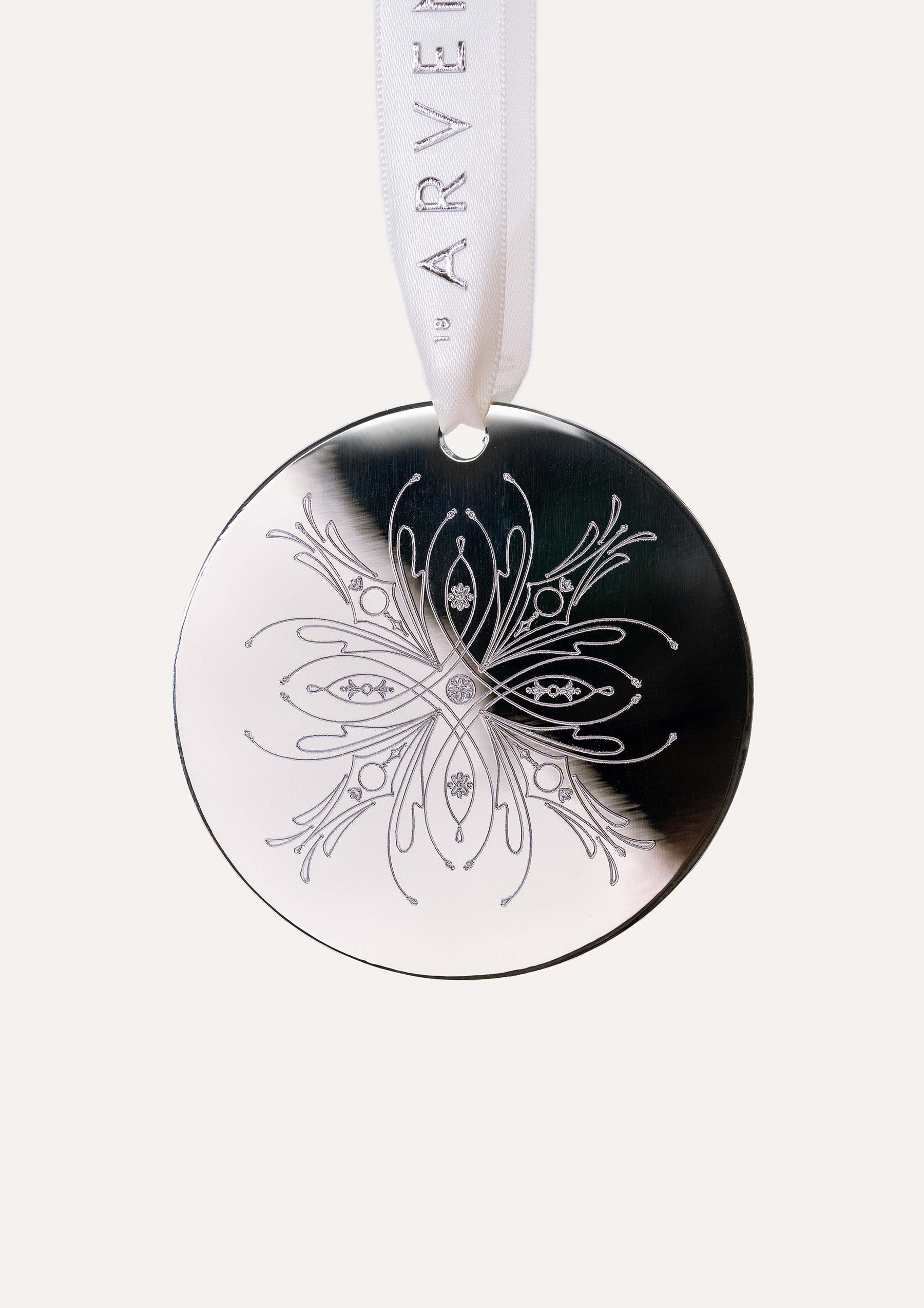 Christmas star silver plated 7.4 cm