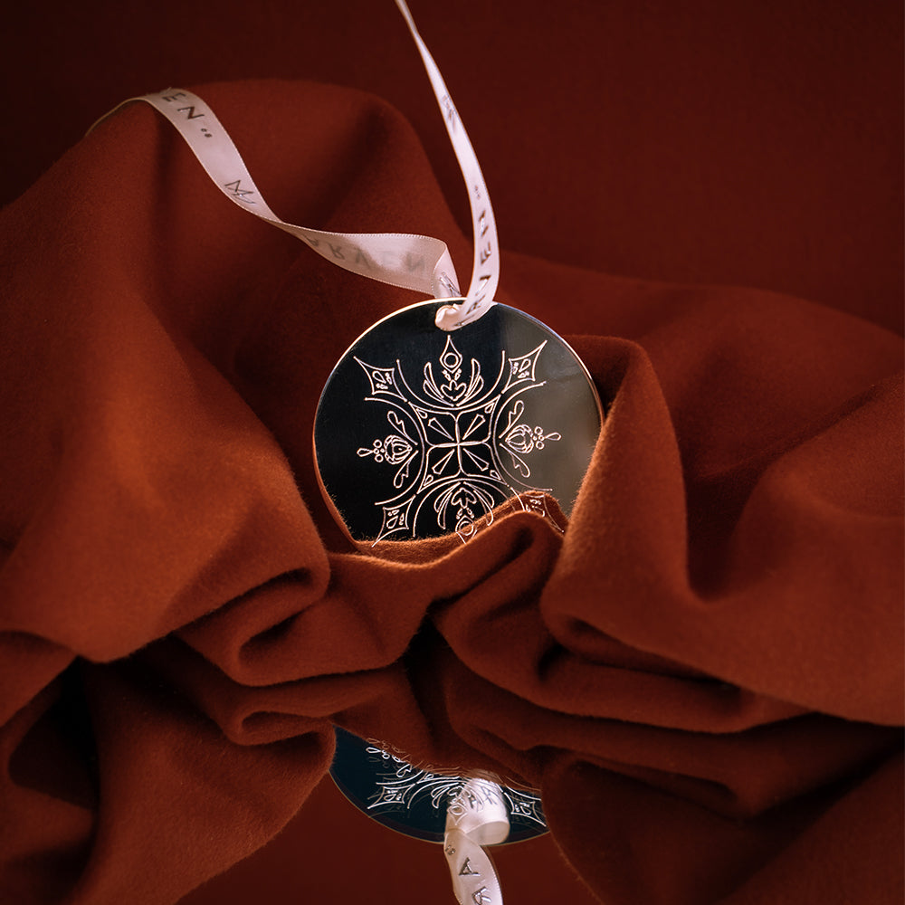 Christmas magic silver plated 7.4 cm