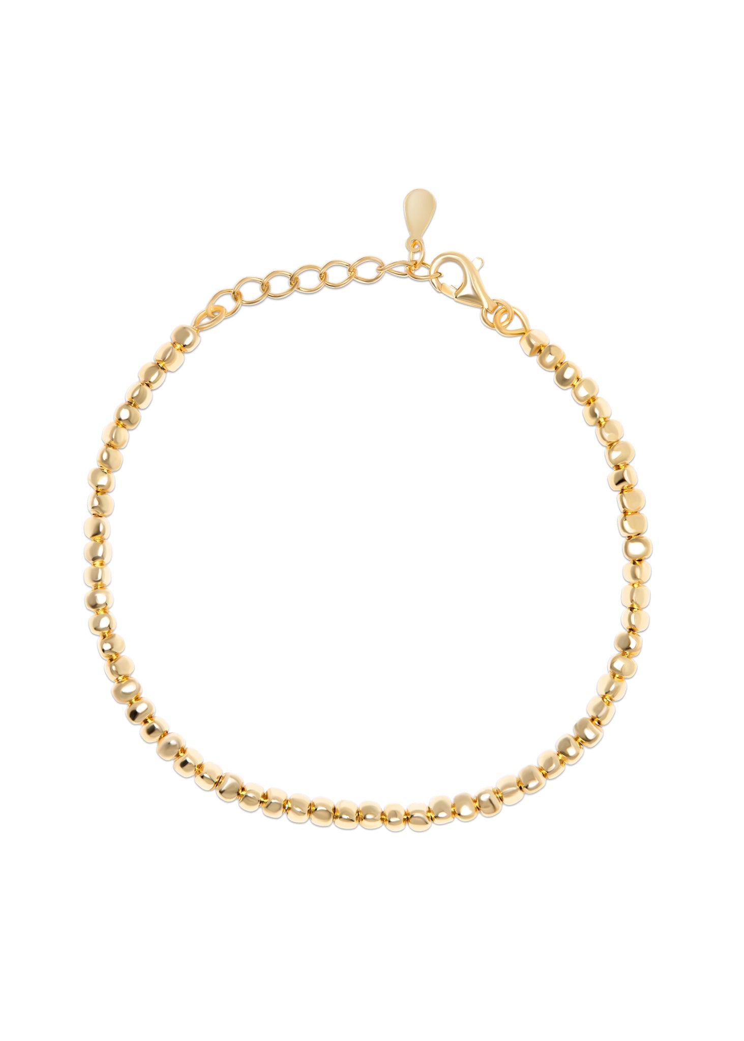 Gold raindrops bracelet