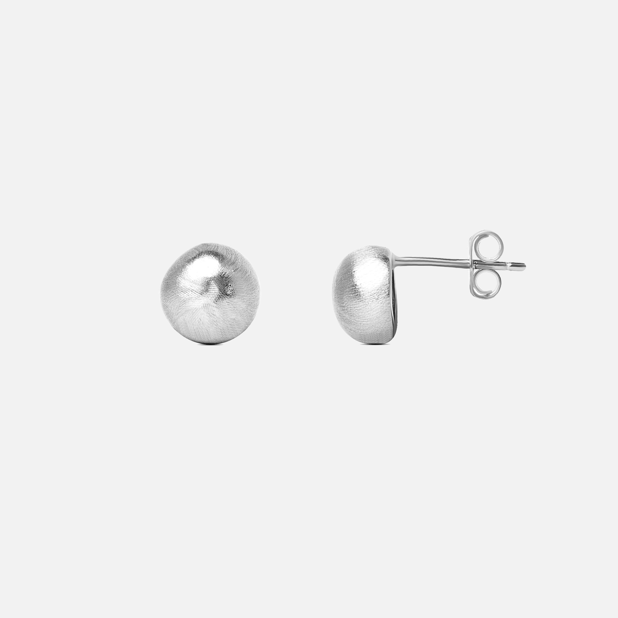 Silver rounded studs