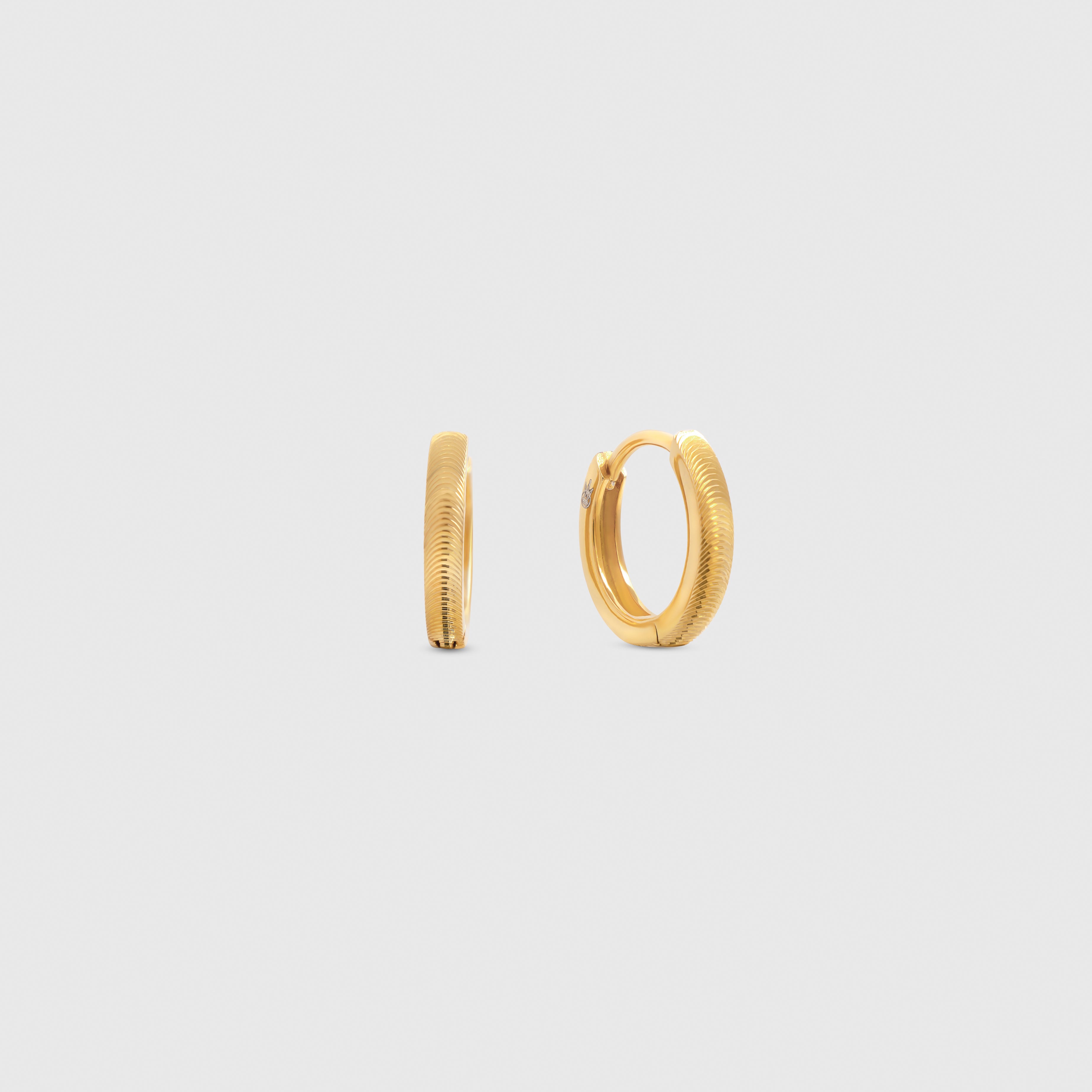 Serpent Gold Earrings