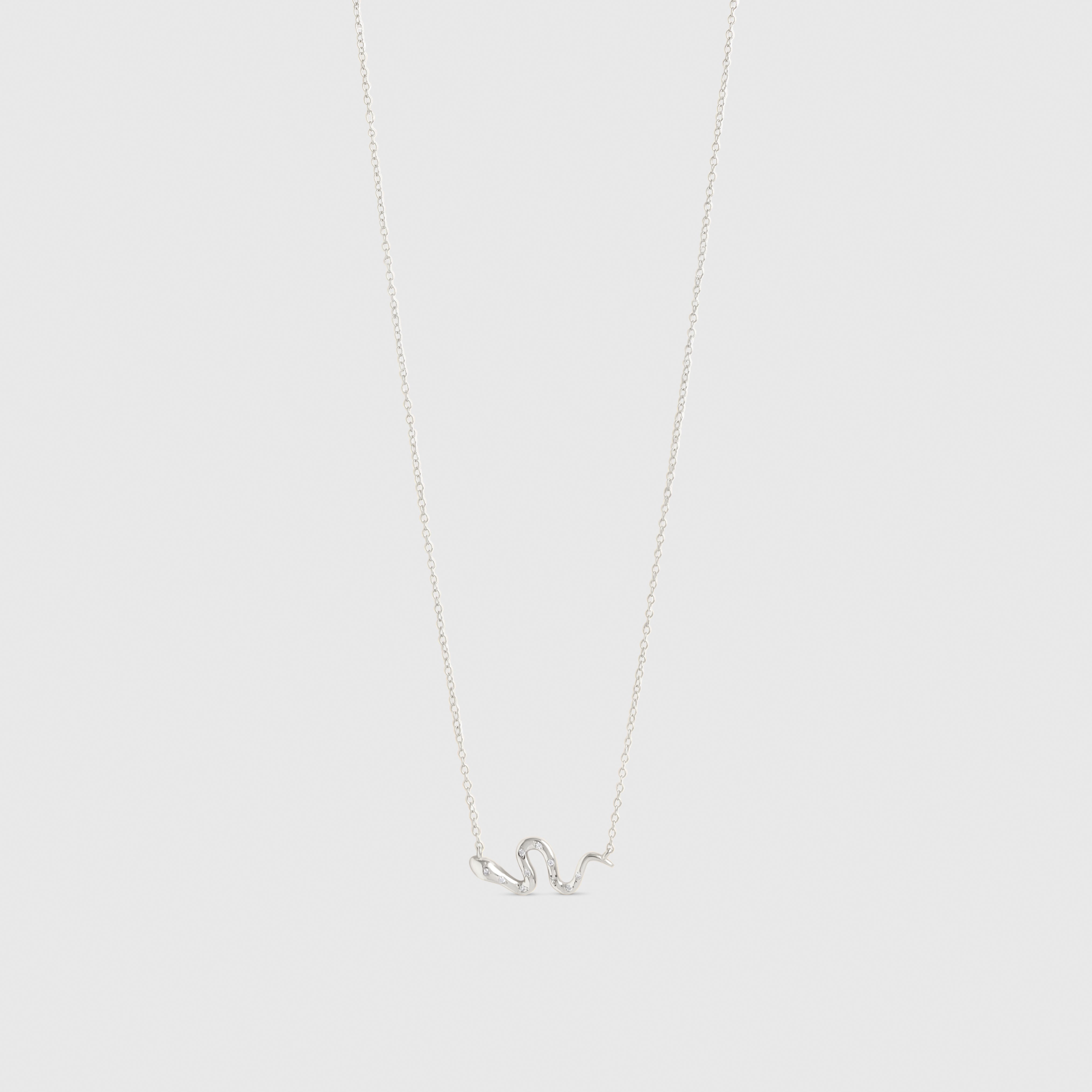 Serpent Silver Necklace