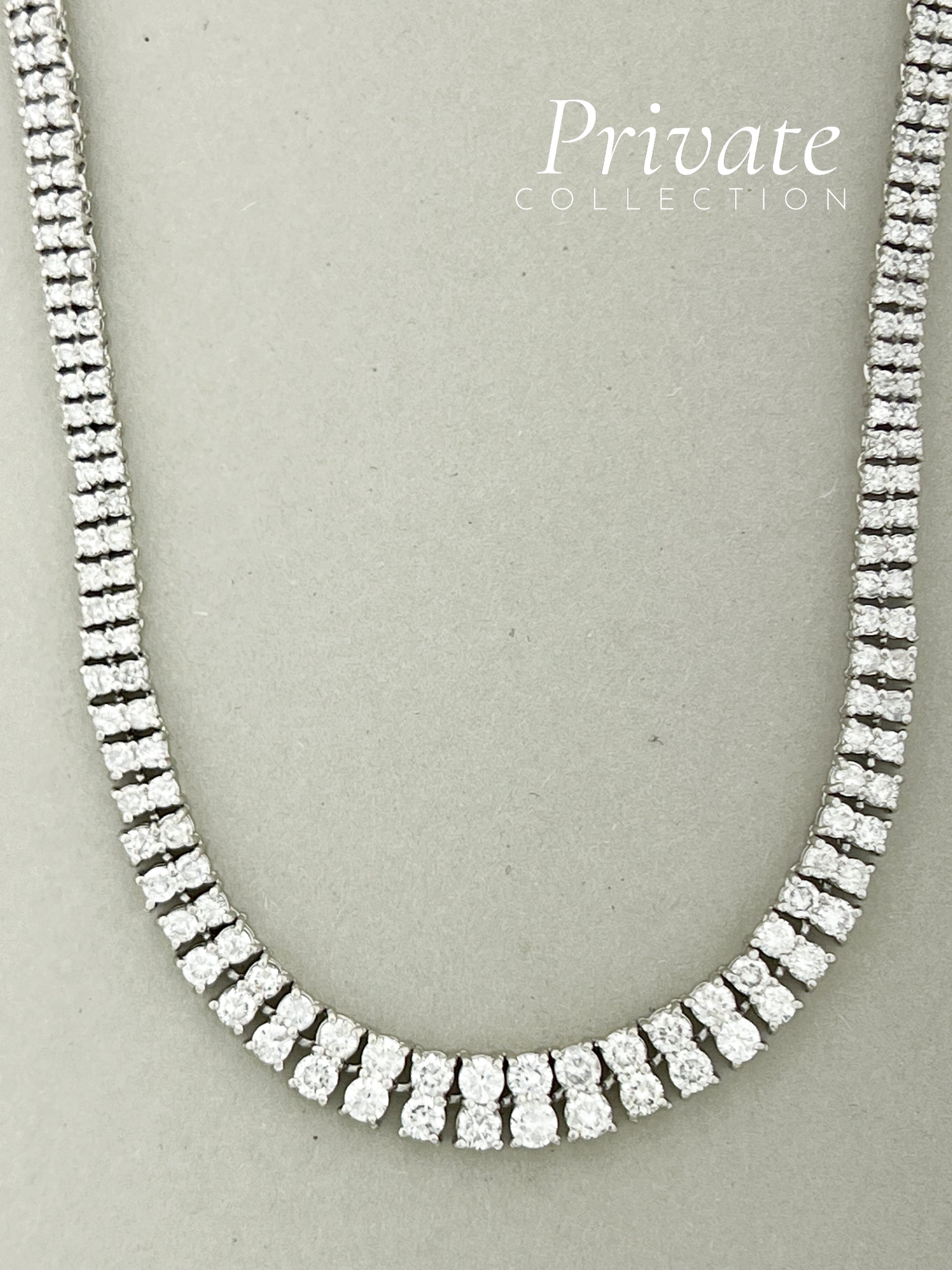 PC Tenniskjede platina 42cm