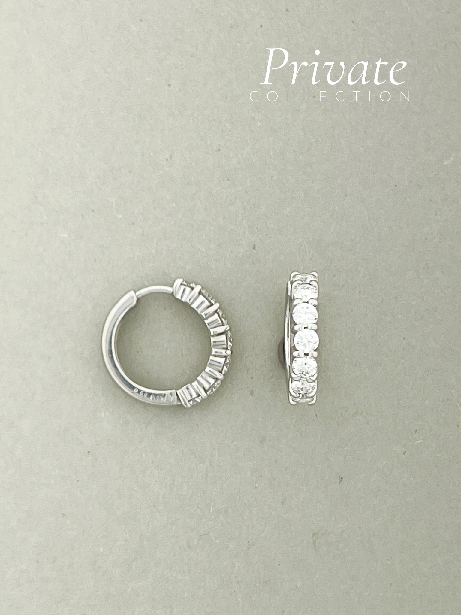 PC Diamant øreringer 18K hvitt gull