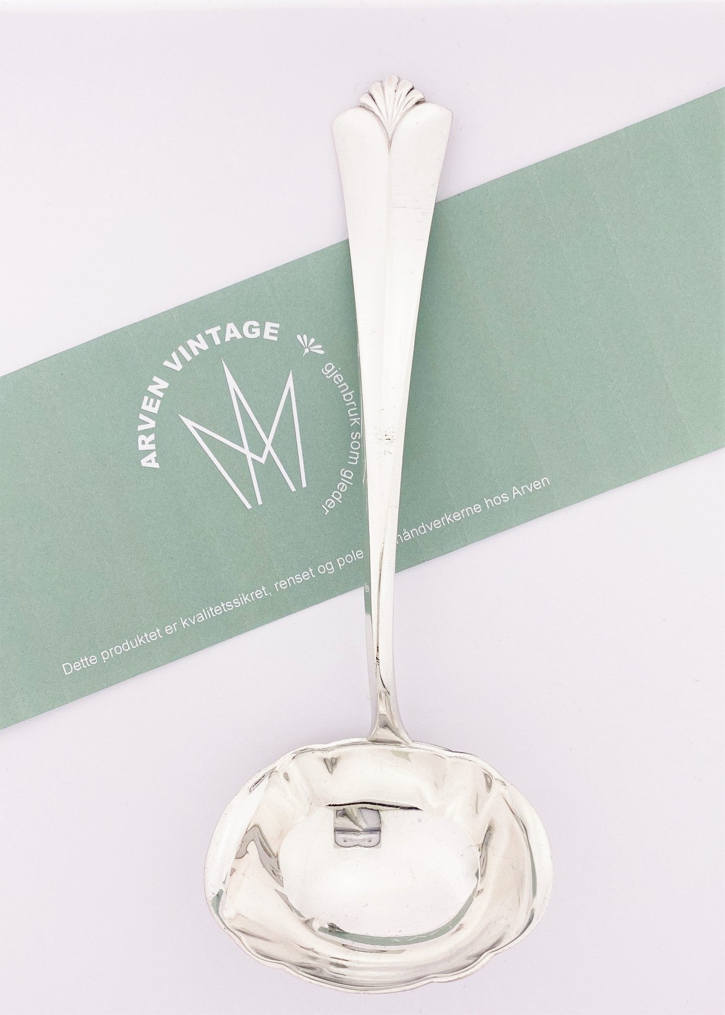 Vintage Rådhus med vifte sauseskje med krok