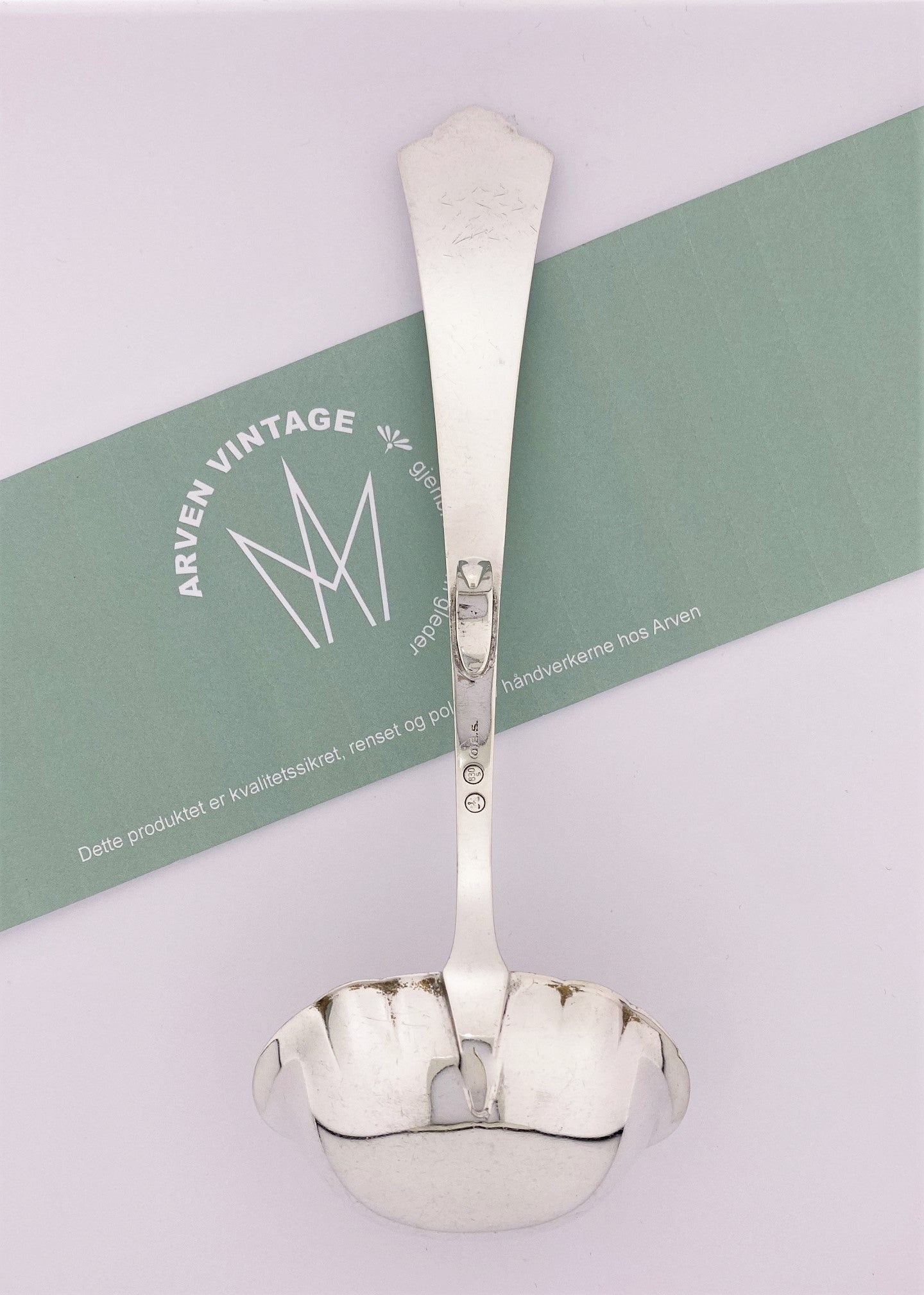 Vintage Rådhus med vifte sauseskje med krok