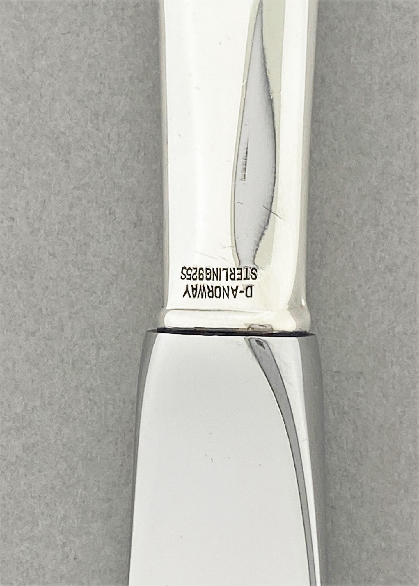 Vintage Rådhus med vifte liten spisekniv med kort skaft