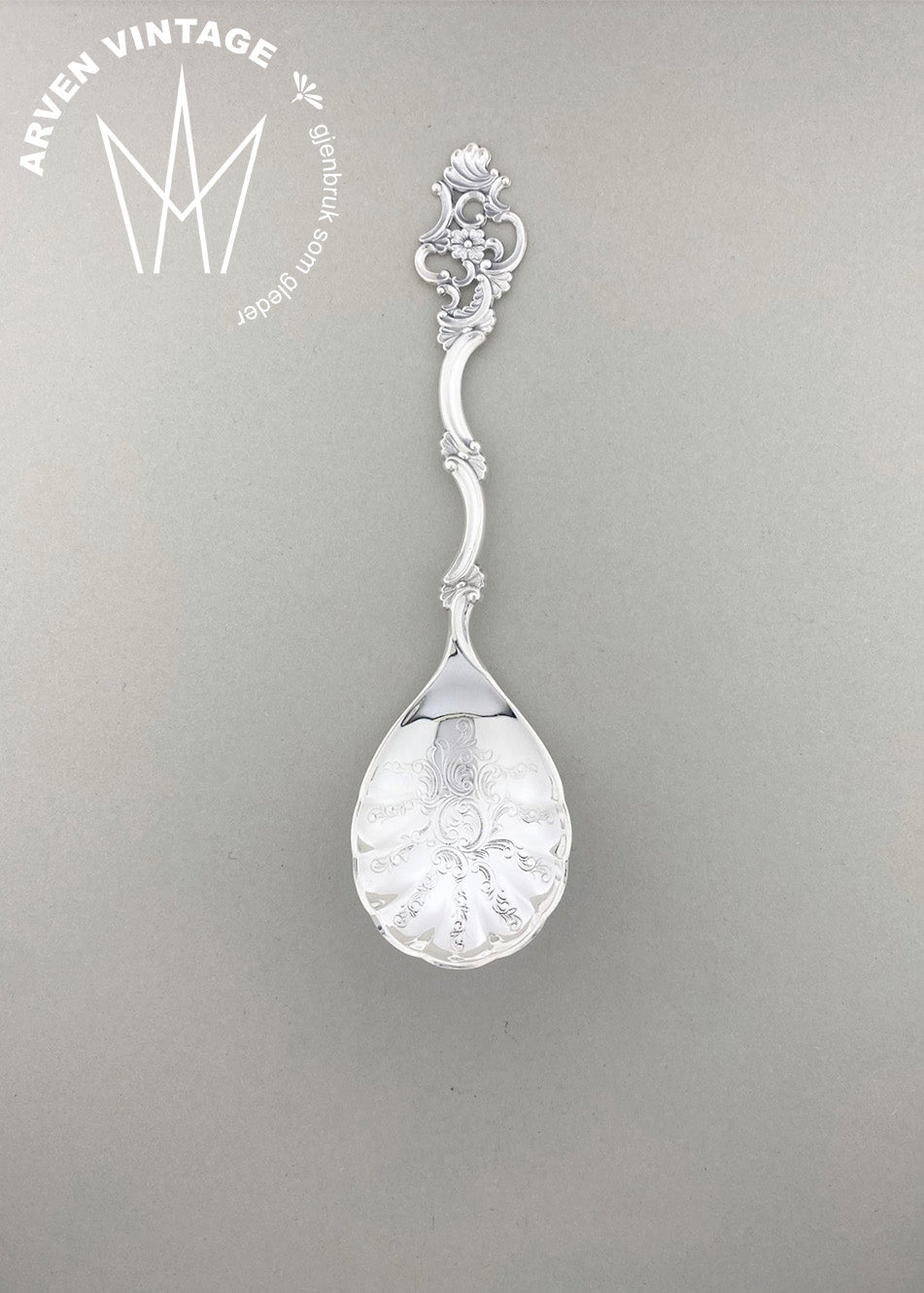 Vintage Great-Grandmother sugar spoon / jam spoon
