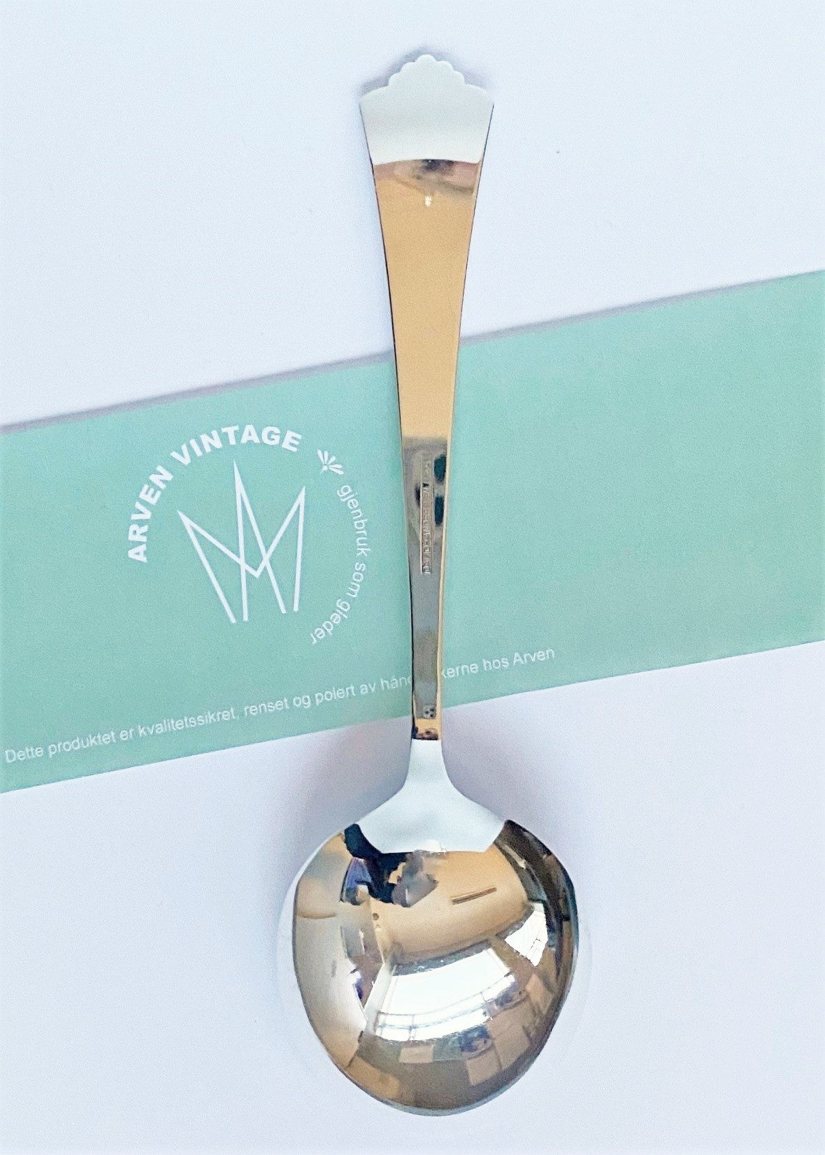 Vintage Rådhus med vifte potetskje / serveringsskje