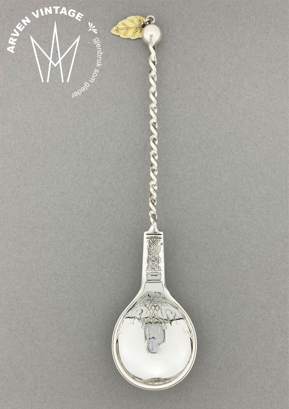 Vintage Party Silver Jam Spoon