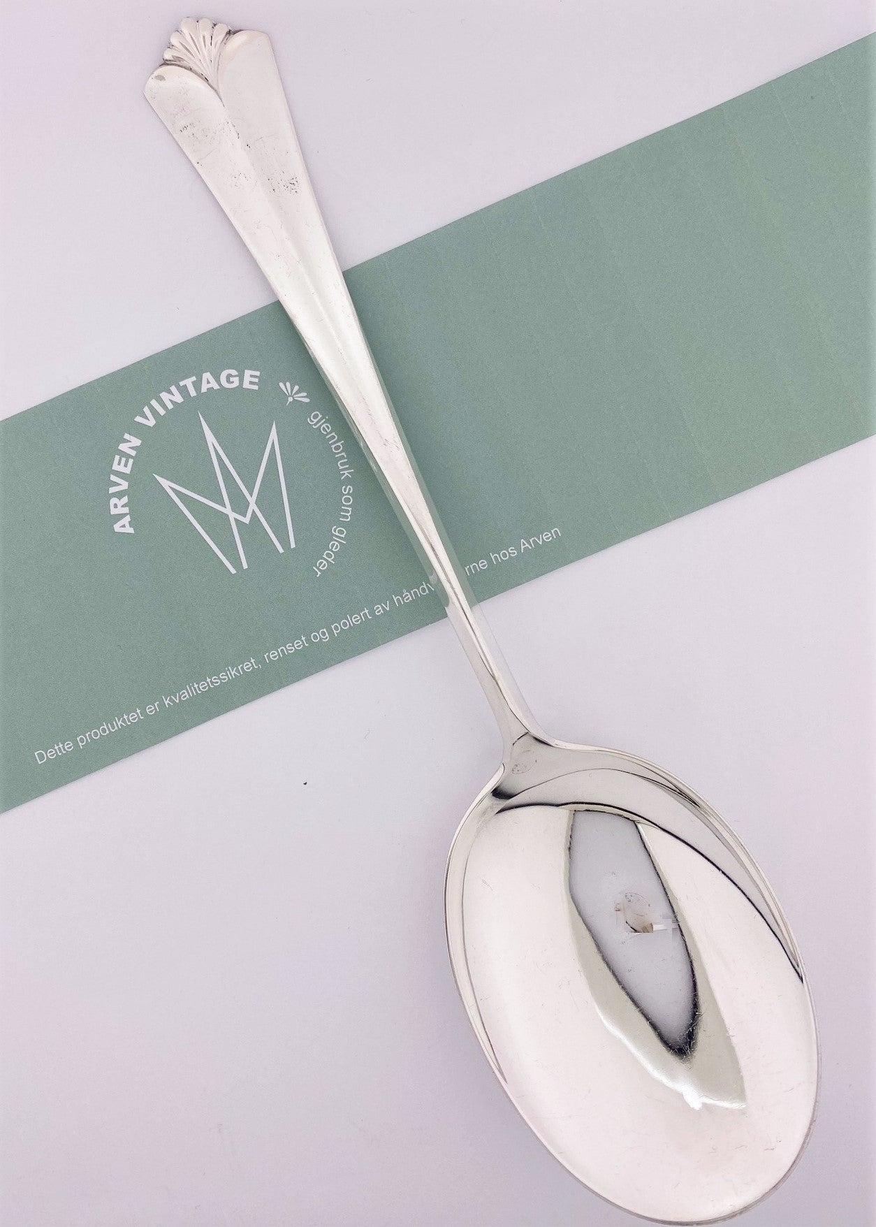 Vintage Town Hall with fan serving spoon