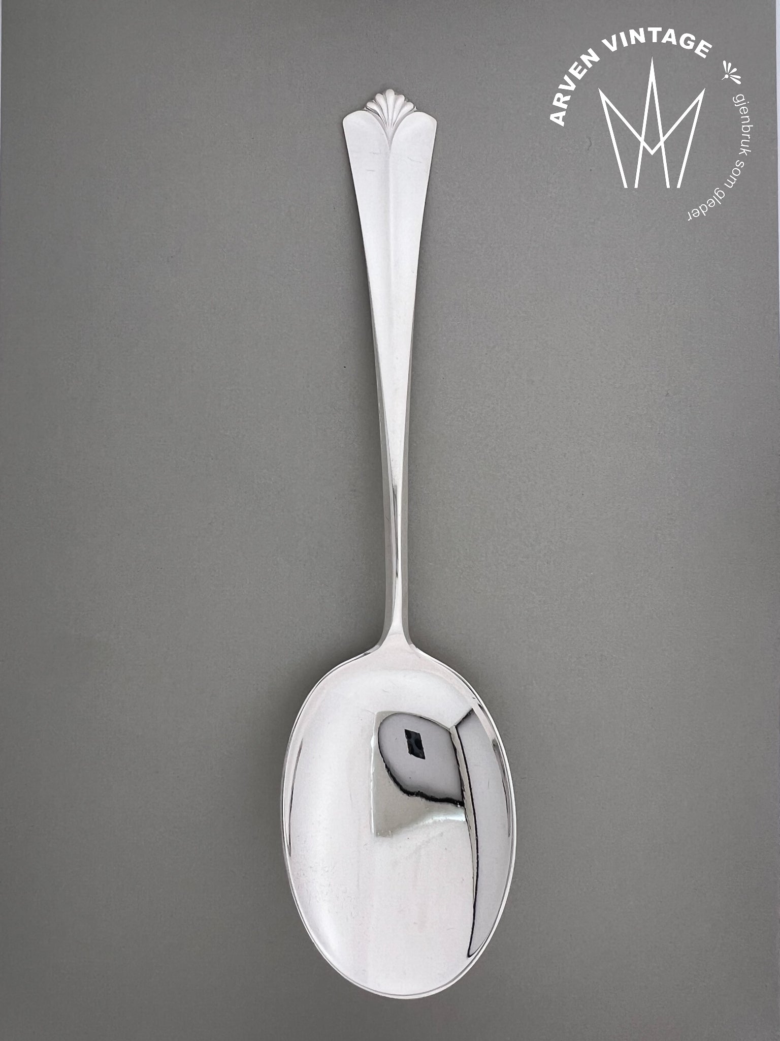 Vintage Town Hall with fan serving spoon