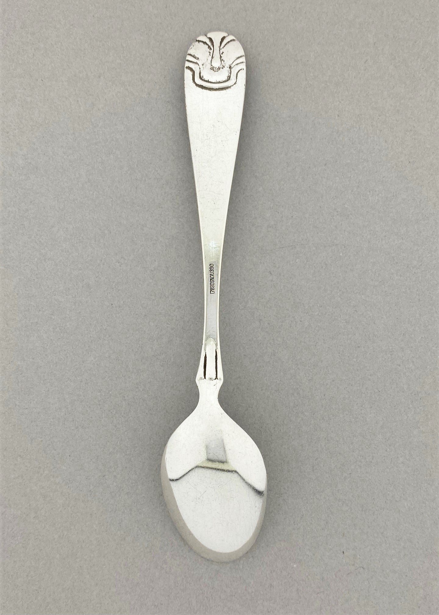 Vintage Hammered Shell Teaspoon