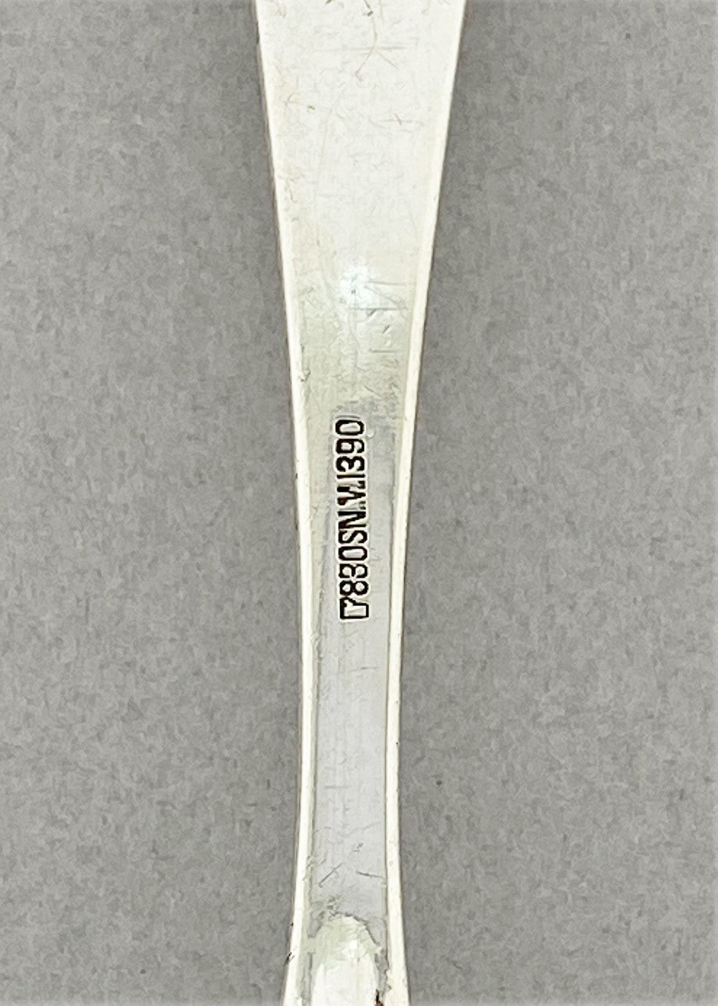 Vintage Hammered Shell Teaspoon