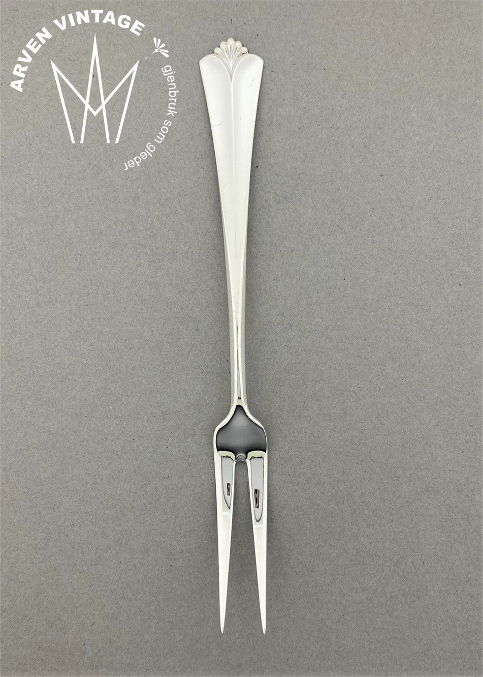 Vintage Rådhus med vifte smørgaffel / tapasgaffel