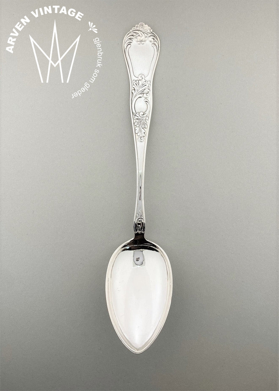 Vintage Peasant Rococo Tablespoon