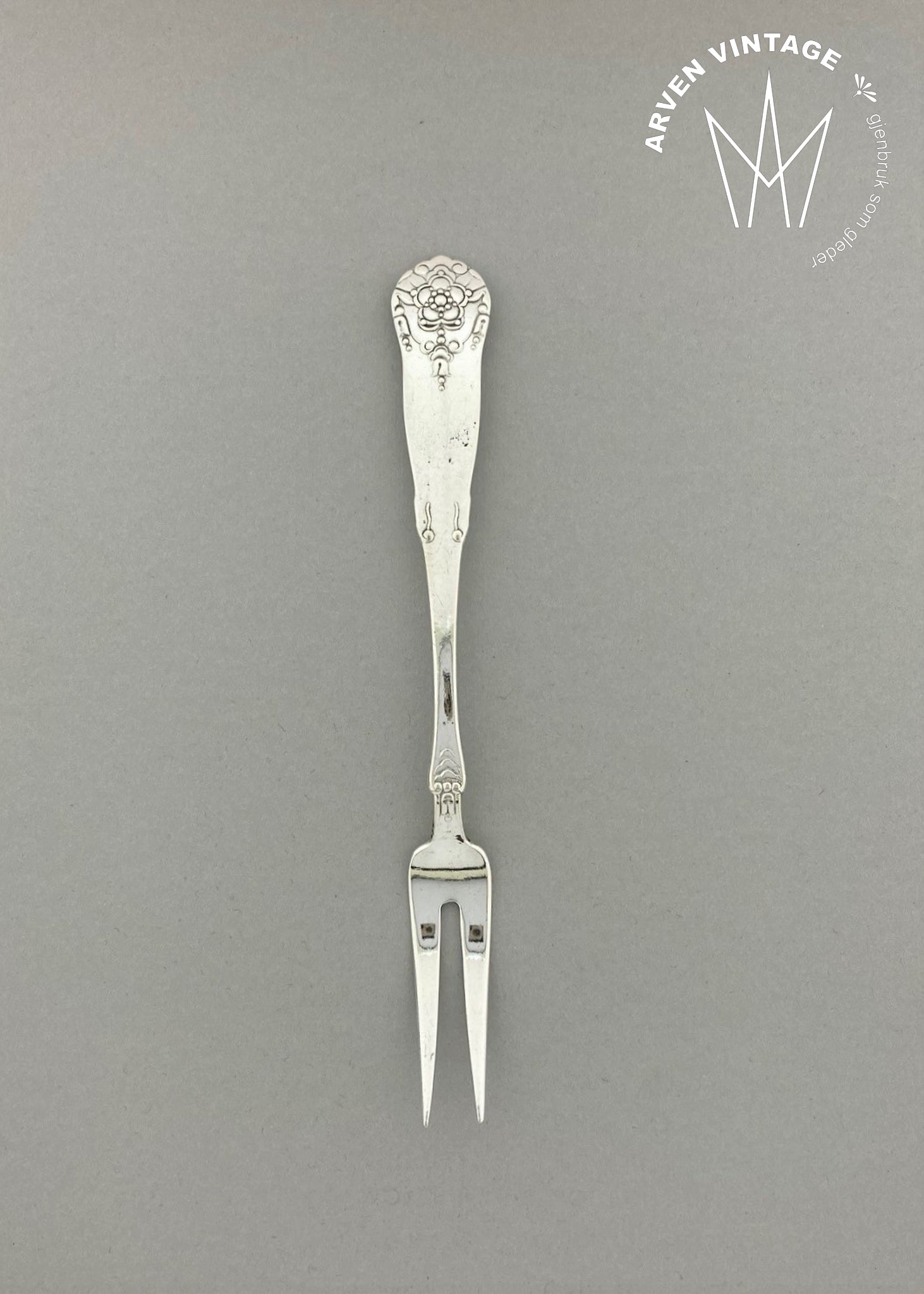 Vintage Hardanger lemon fork / tapas fork
