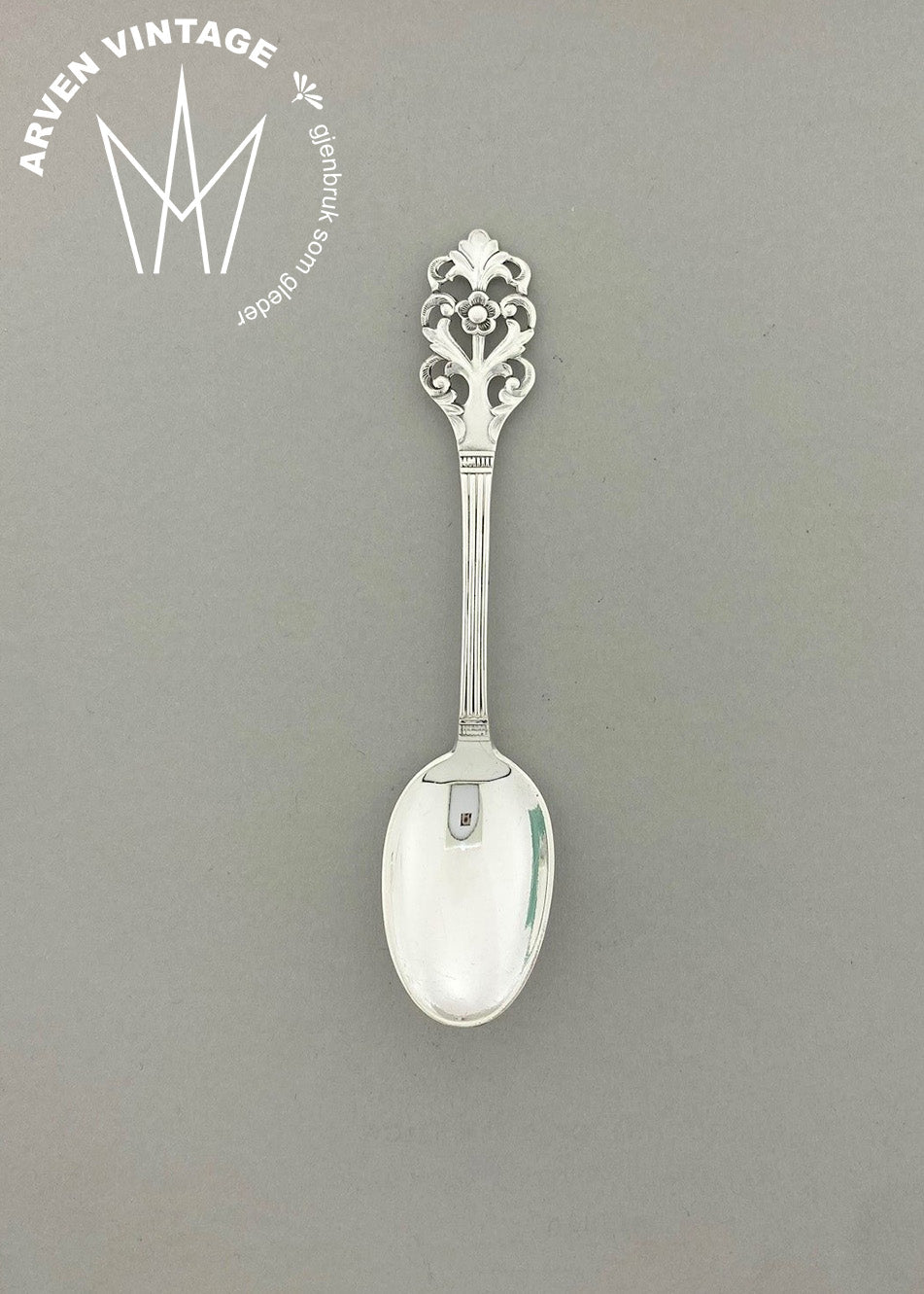 Vintage Viking Rose Teaspoon