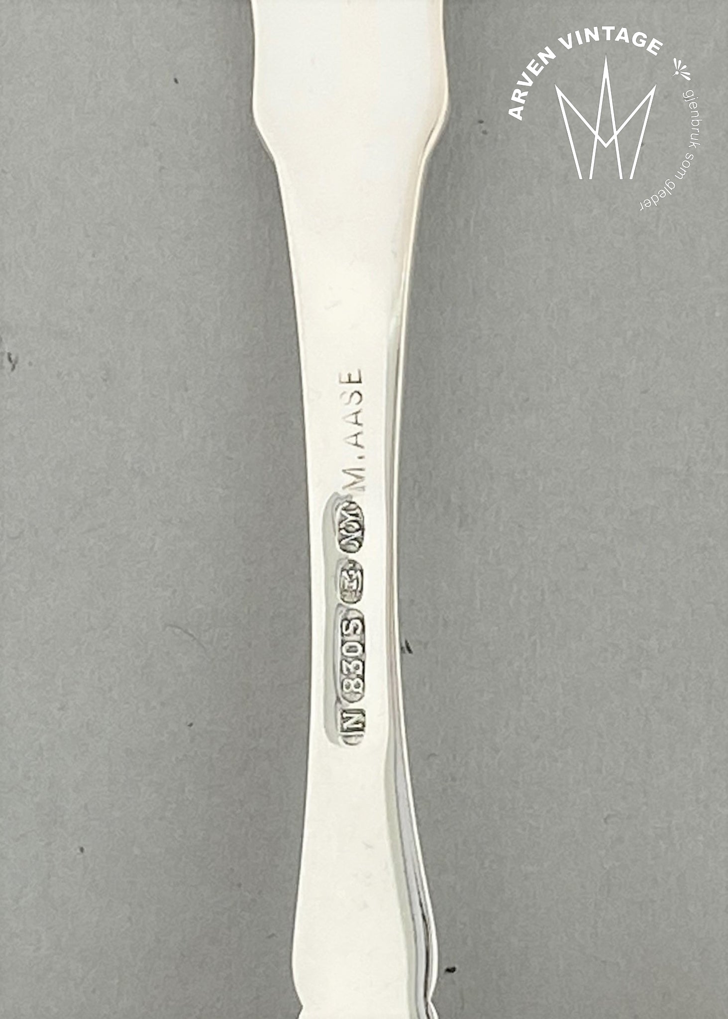 Vintage Iris sardine fork