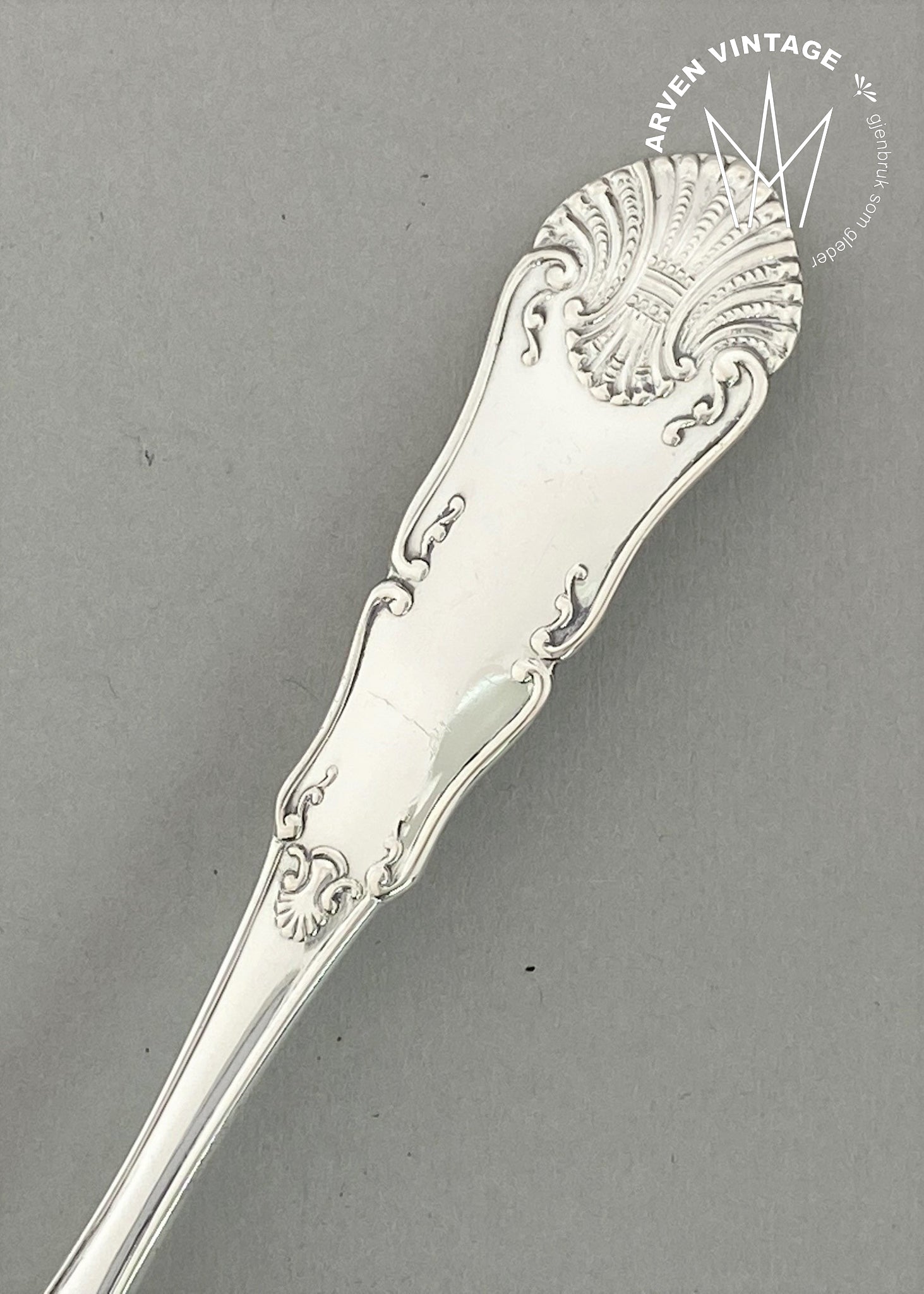 Vintage Iris sardine fork