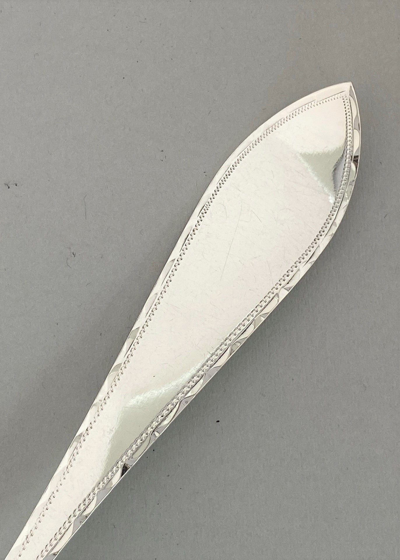Vintage Pointed Engraved Large Tablespoon (Opheim)