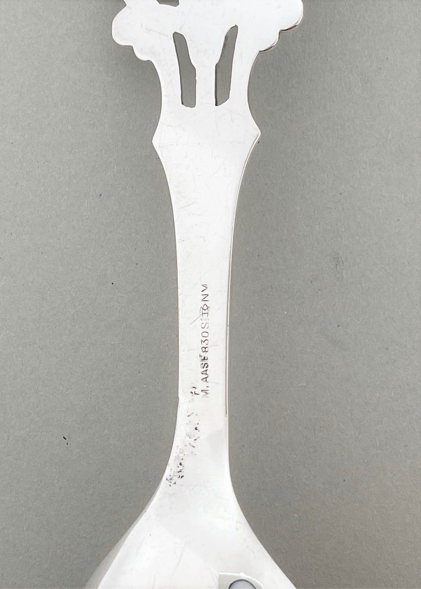 Vintage Konge serveringsskje