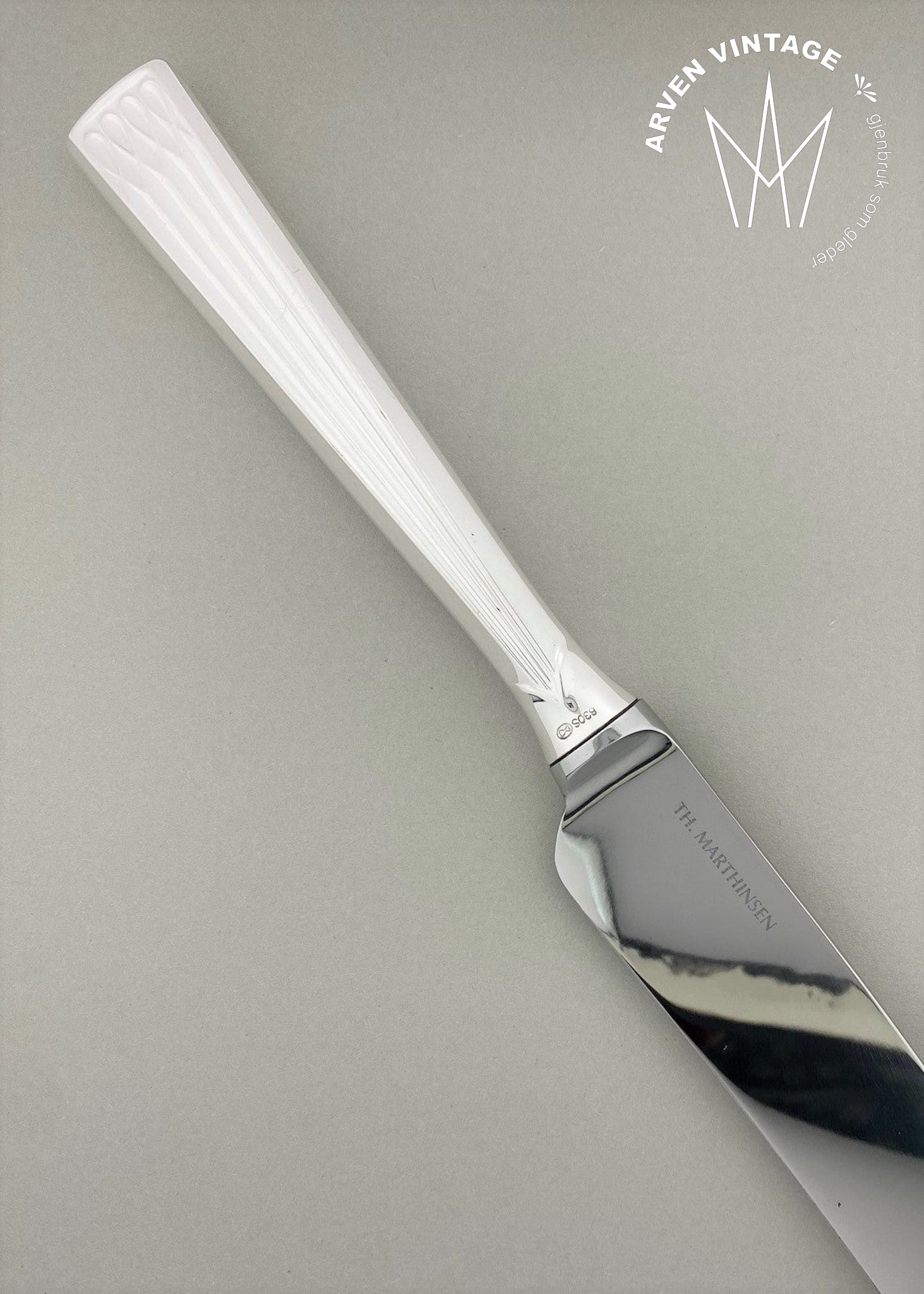 Vintage Arvesølv forskjærskniv