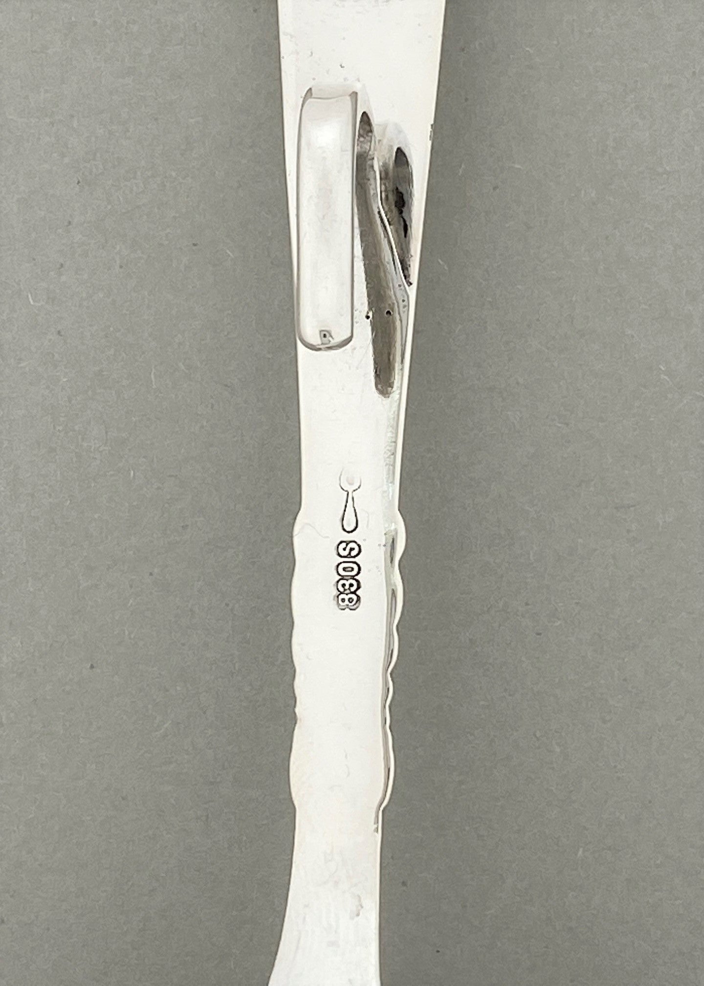 Vintage Odel sauce spoon with hook