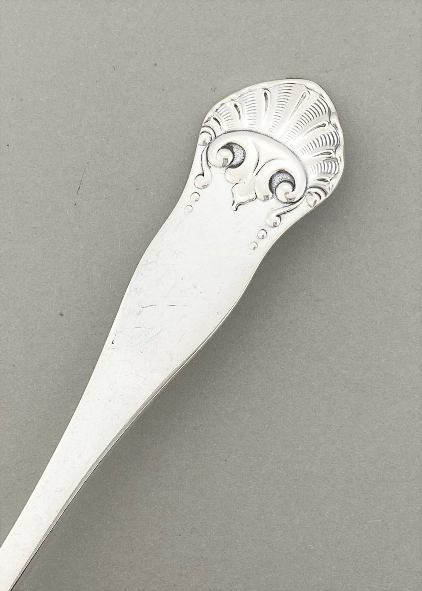 Vintage Crown style cream spoon