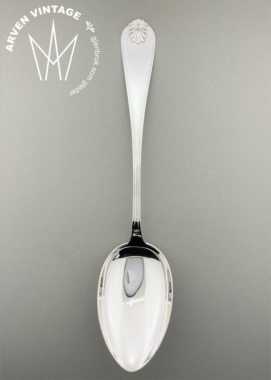 Vintage Seashell Tablespoon