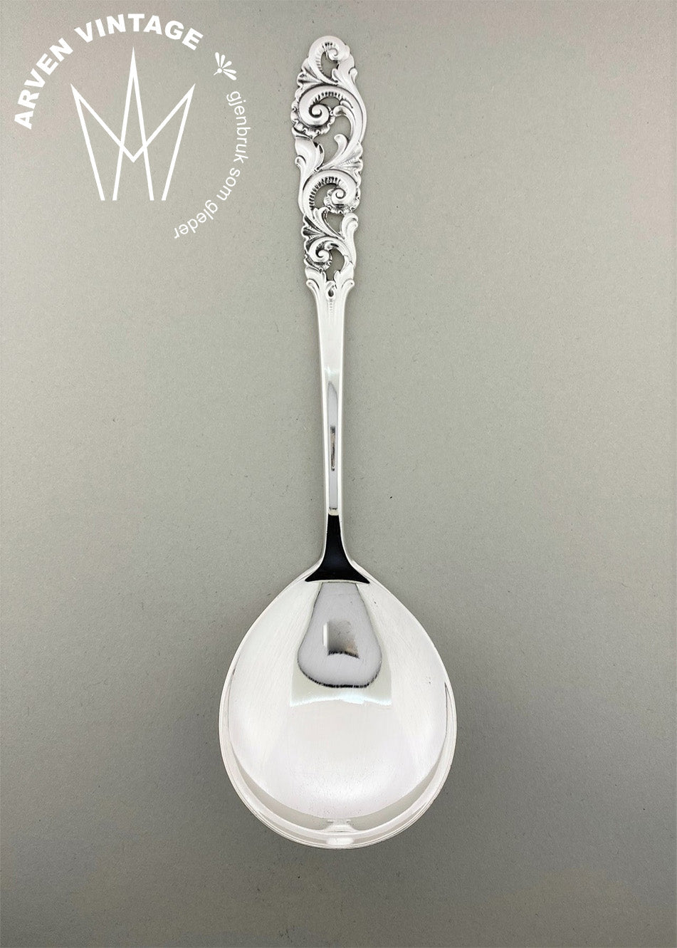 Vintage Telesilver compote spoon / salad spoon