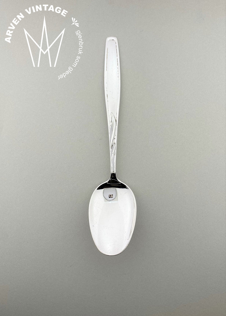 Vintage Commemorative Silver Children's Spoon / Ice Cream Spoon