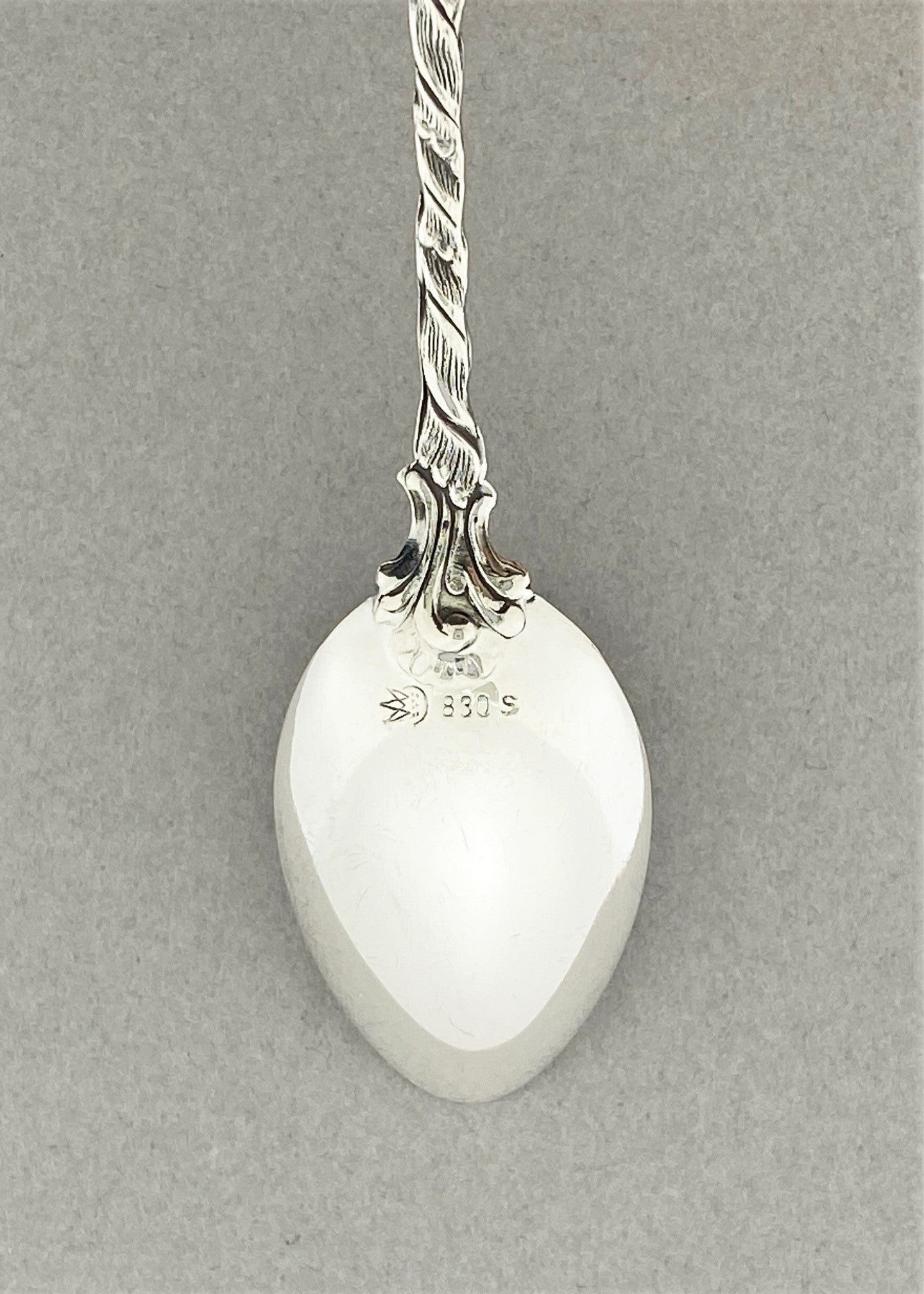 Vintage Rococco mocha spoon